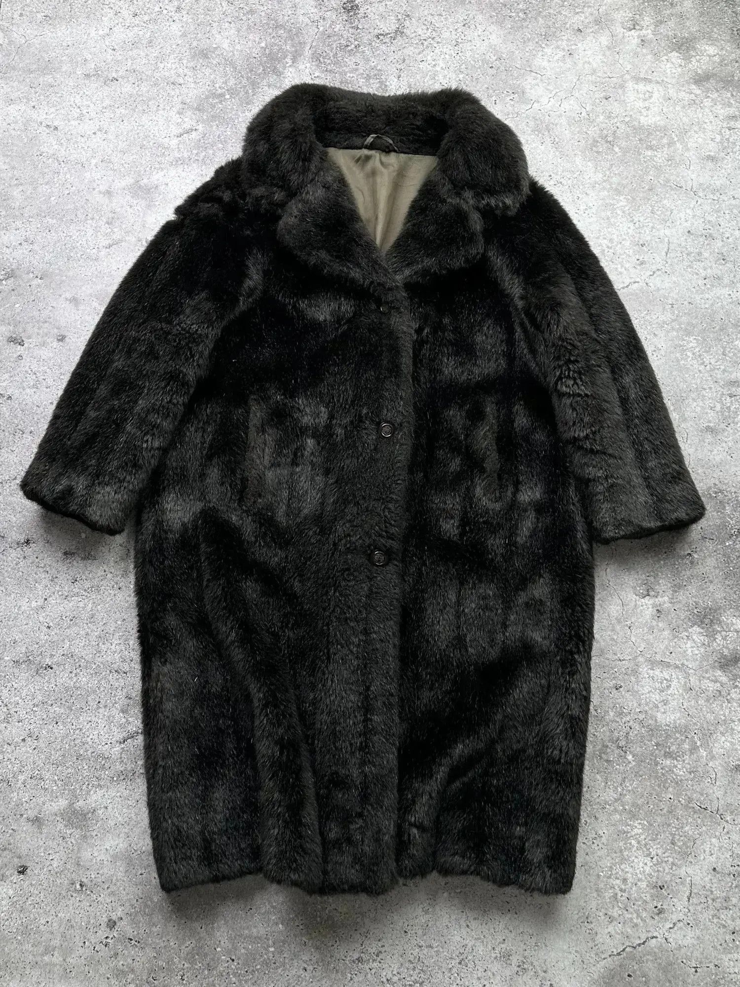 Japanese Brand Vintage Faux Fur Coat C153(V34) Size L / US 10 / IT 46 - 1 Thumbnail