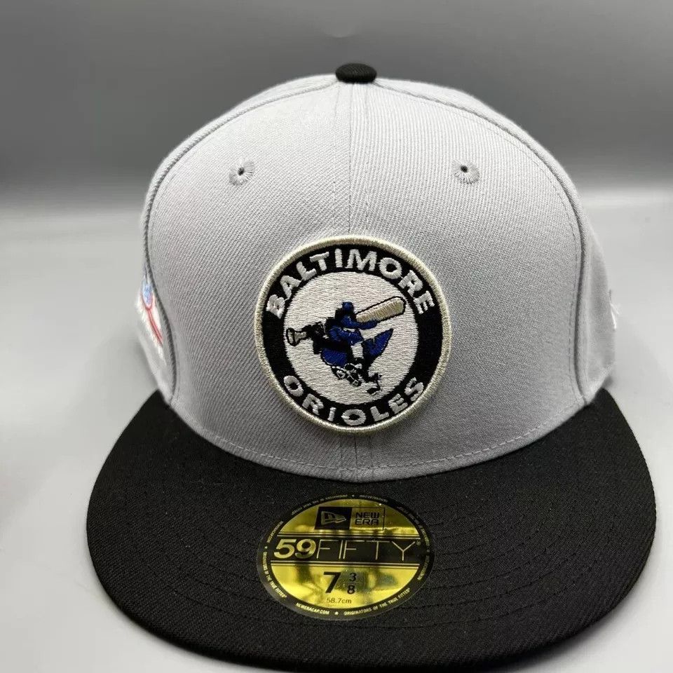 New Era Baltimore Orioles Hat Men 7 3/8 59Fifty New Era Fitted Cap Size ONE SIZE - 8 Thumbnail