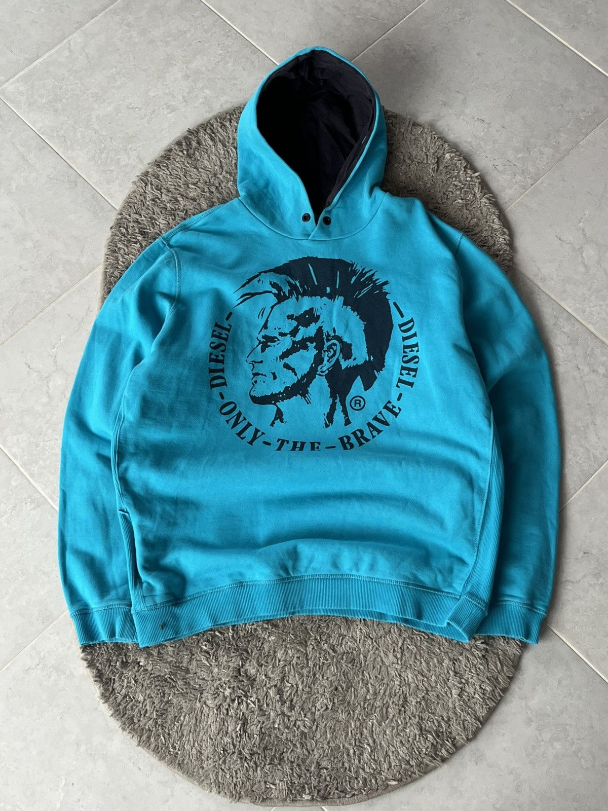 Diesel Vintage Hoodie Japanese Brand Diesel Size US XXL / EU 58 / 5 - 1 Thumbnail