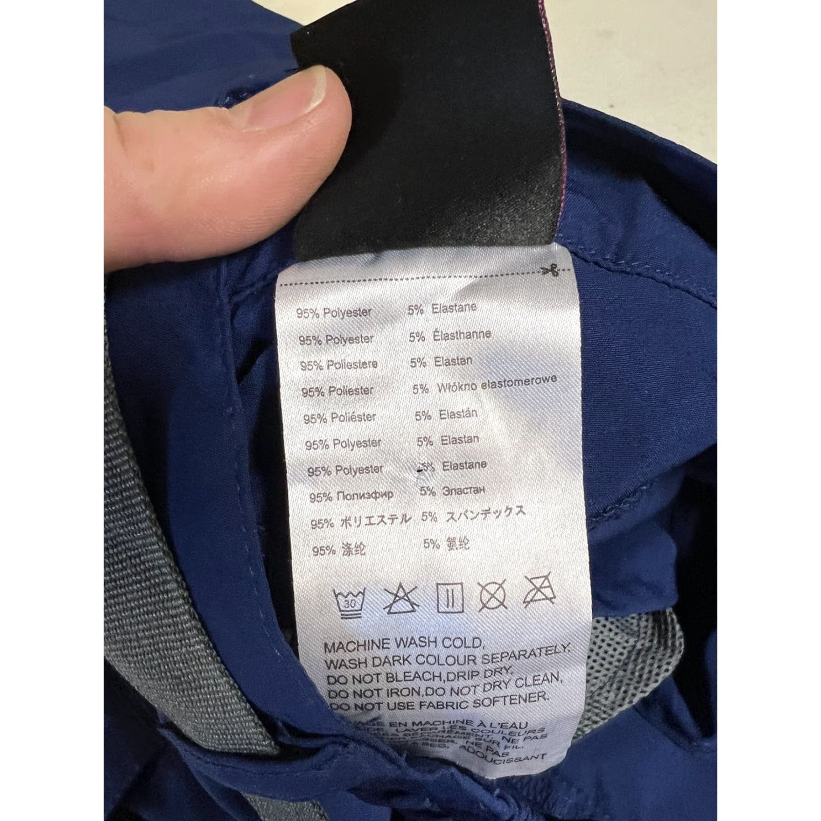 Vintage KD Little Donkey Andy Pants Women's S Blue Convertible Zip-Off Hiking Capri Shorts Size 28" / US 6 / IT 42 - 4 Thumbnail
