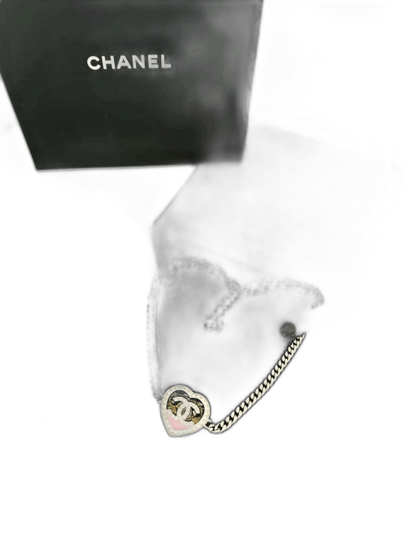 Other Chanel Heart Necklace with Chain Design Size ONE SIZE - 1 Thumbnail