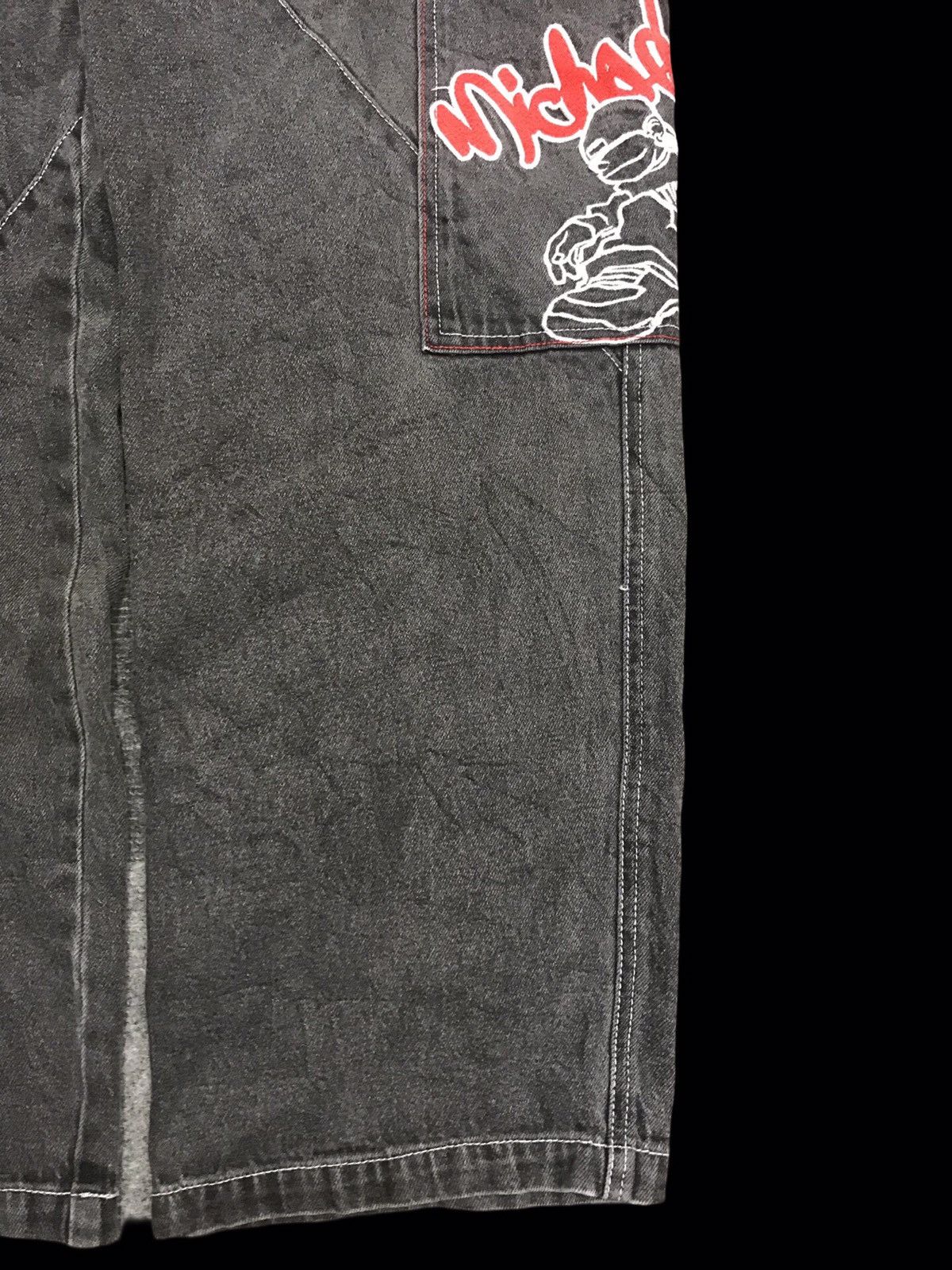Other 💥BAGGY💥DACK DIVE COOL DESIGN BAGGY MILD DENIM F376 Size US 37 - 7 Thumbnail
