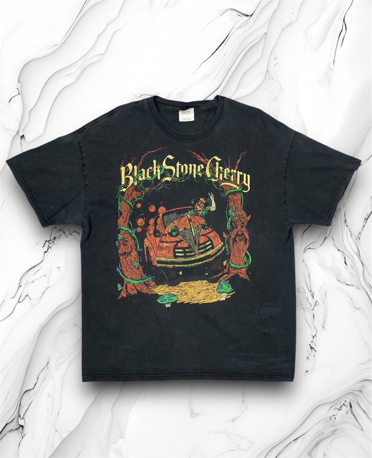Vintage Vintage Black Stone Cherry Concert Rock Metal Band tee Size US XL / EU 56 / 4 - 1 Thumbnail
