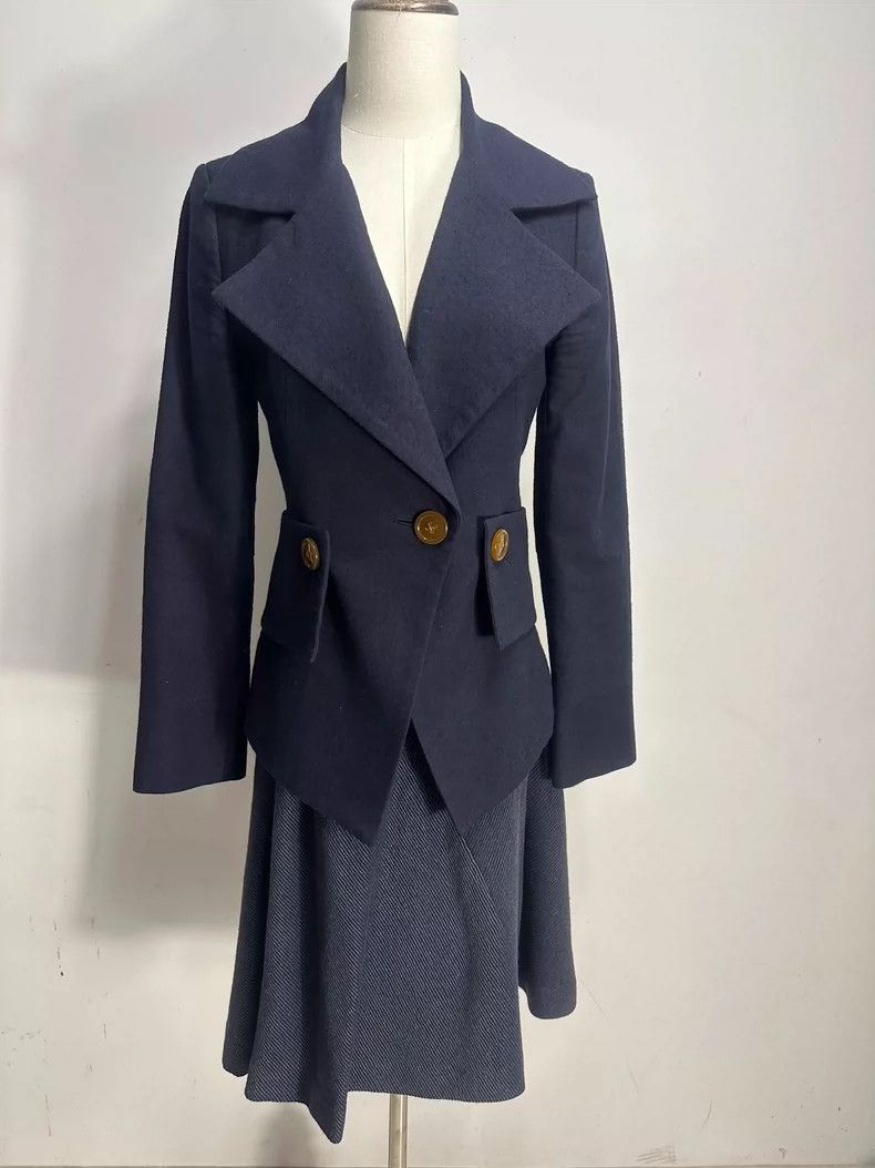 Vivienne Westwood Vivienne Westwood A Tibetan blue double coat Size M / US 6-8 / IT 42-44 - 2 Thumbnail