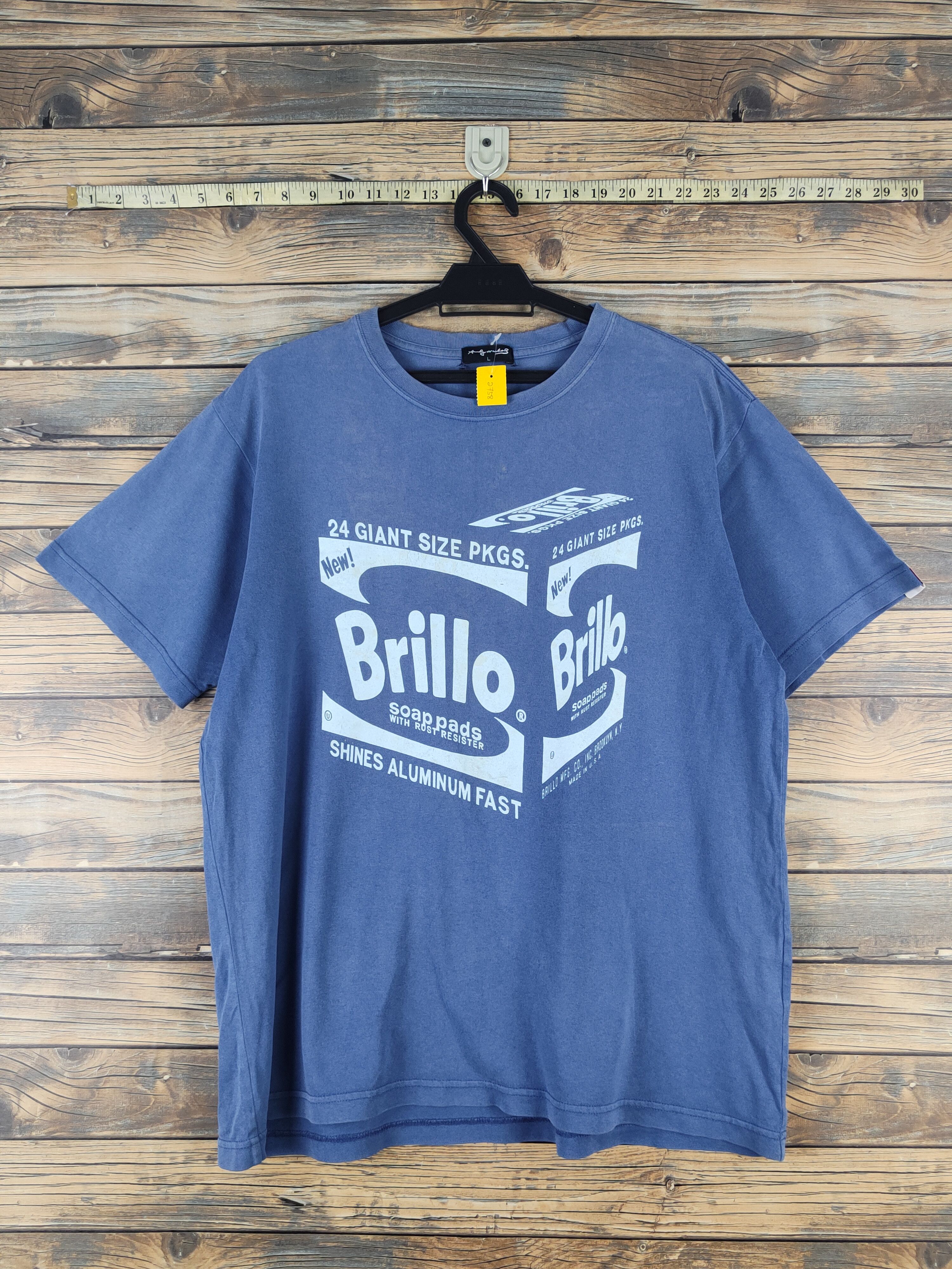 Andy Warhol DL Andy Warhol-Uniqlo Blue Short Sleeve T-shirt #2758 Size US L / EU 52-54 / 3 - 1 Thumbnail