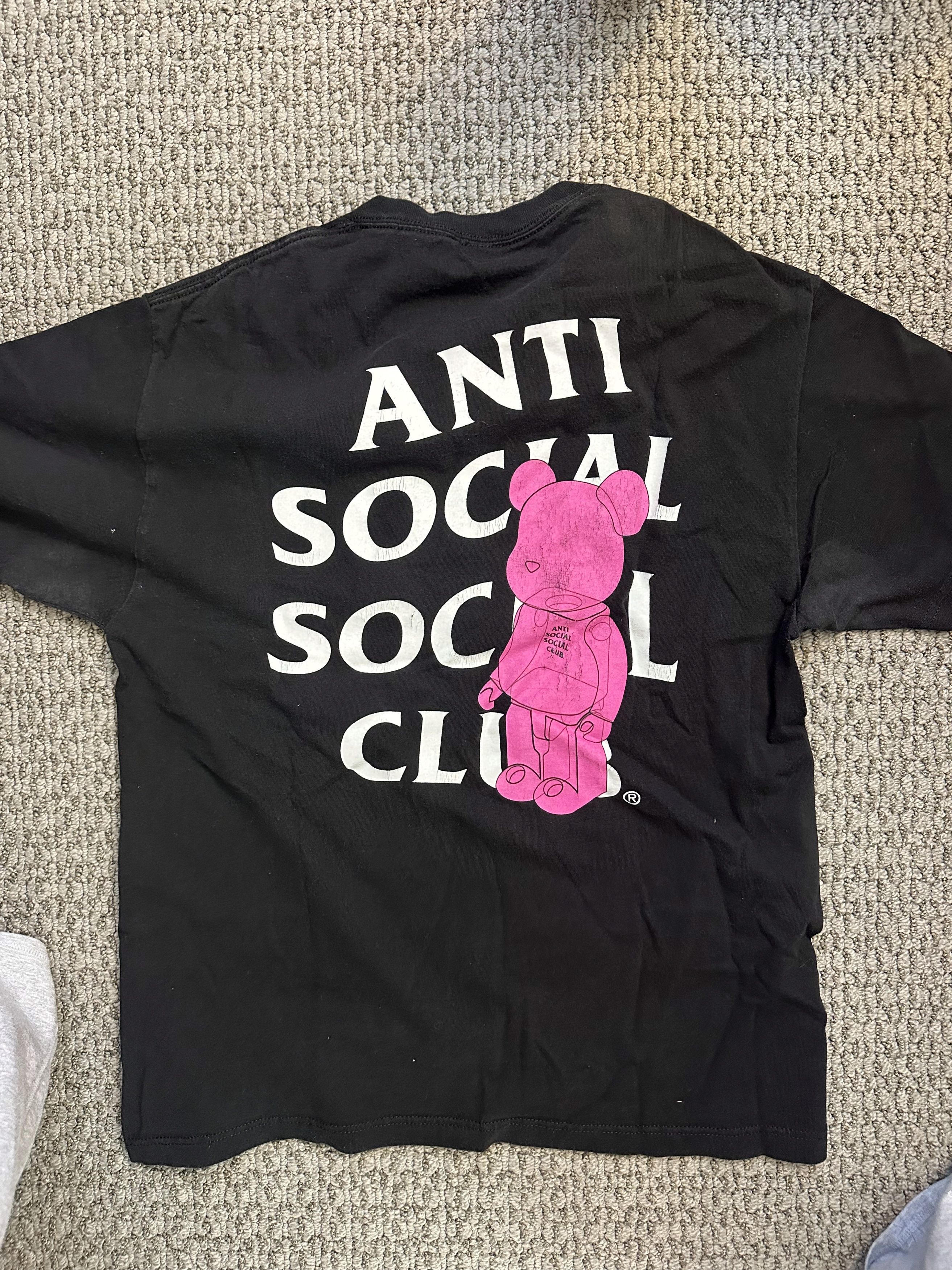 Anti Social Social Club Anti Social Social Club Bearbrick Tee Size US L / EU 52-54 / 3 - 2 Thumbnail
