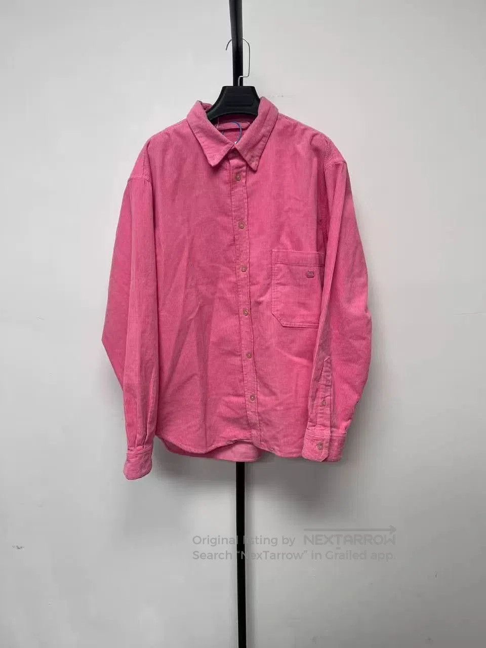 Acne Studios Acne Studios Face Oversized Drop Shoulder Shirt. Size M / US 6-8 / IT 42-44 - 1 Thumbnail