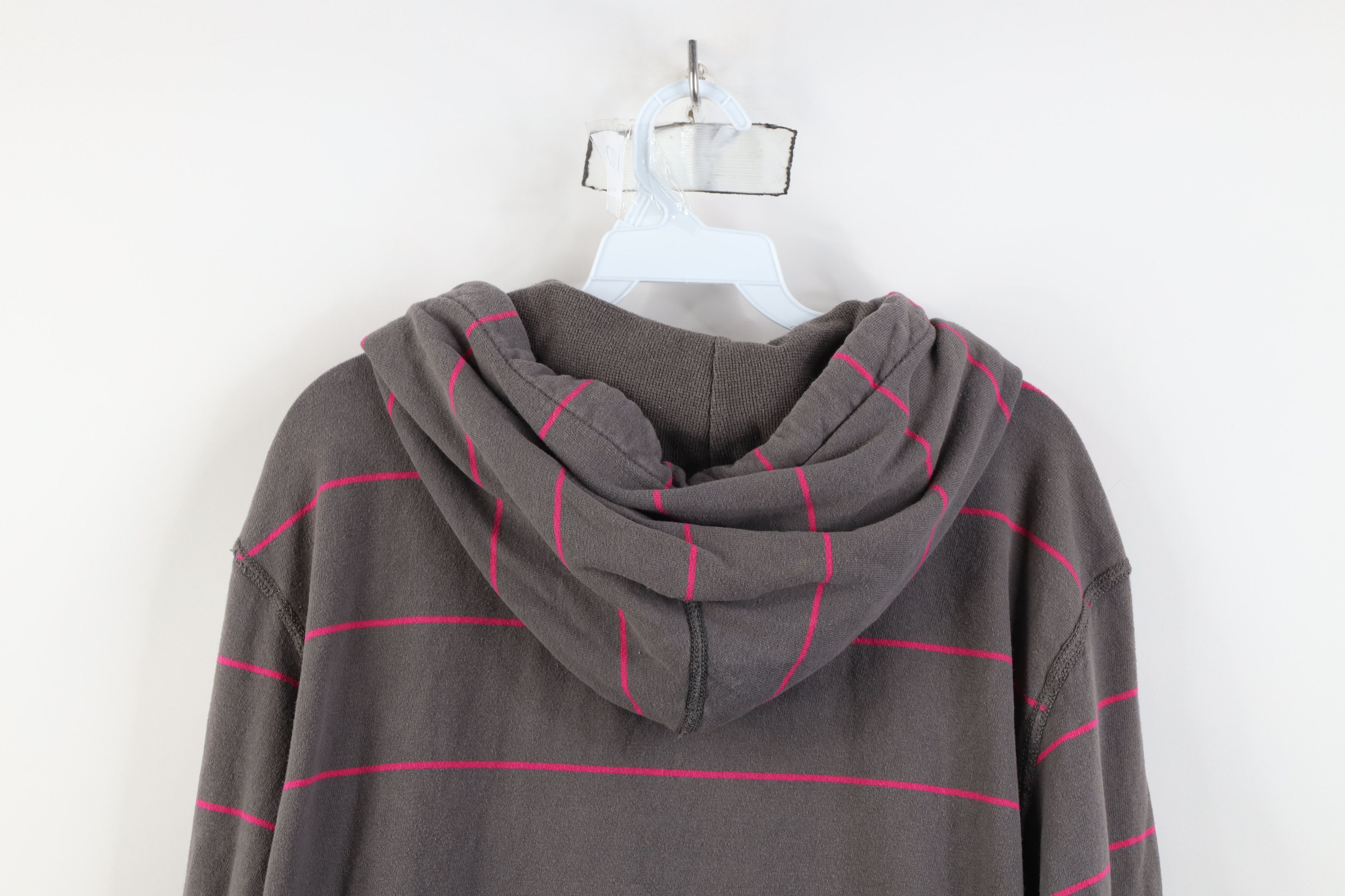 American Eagle Outfitters Vintage 90s Y2K American Eagle Striped Zip Hoodie Sweatshirt Size L / US 10 / IT 46 - 14 Thumbnail