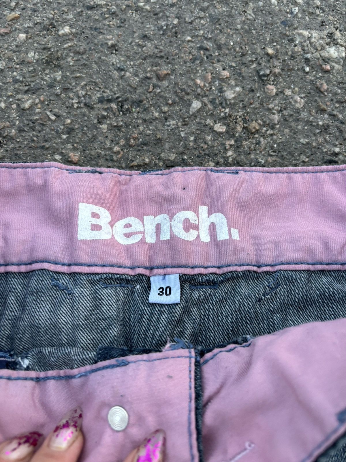 Bench × Japanese Brand × Vintage Vintage Y2k Bench denim mini skirt Size 30" / US 8 / IT 44 - 4 Thumbnail