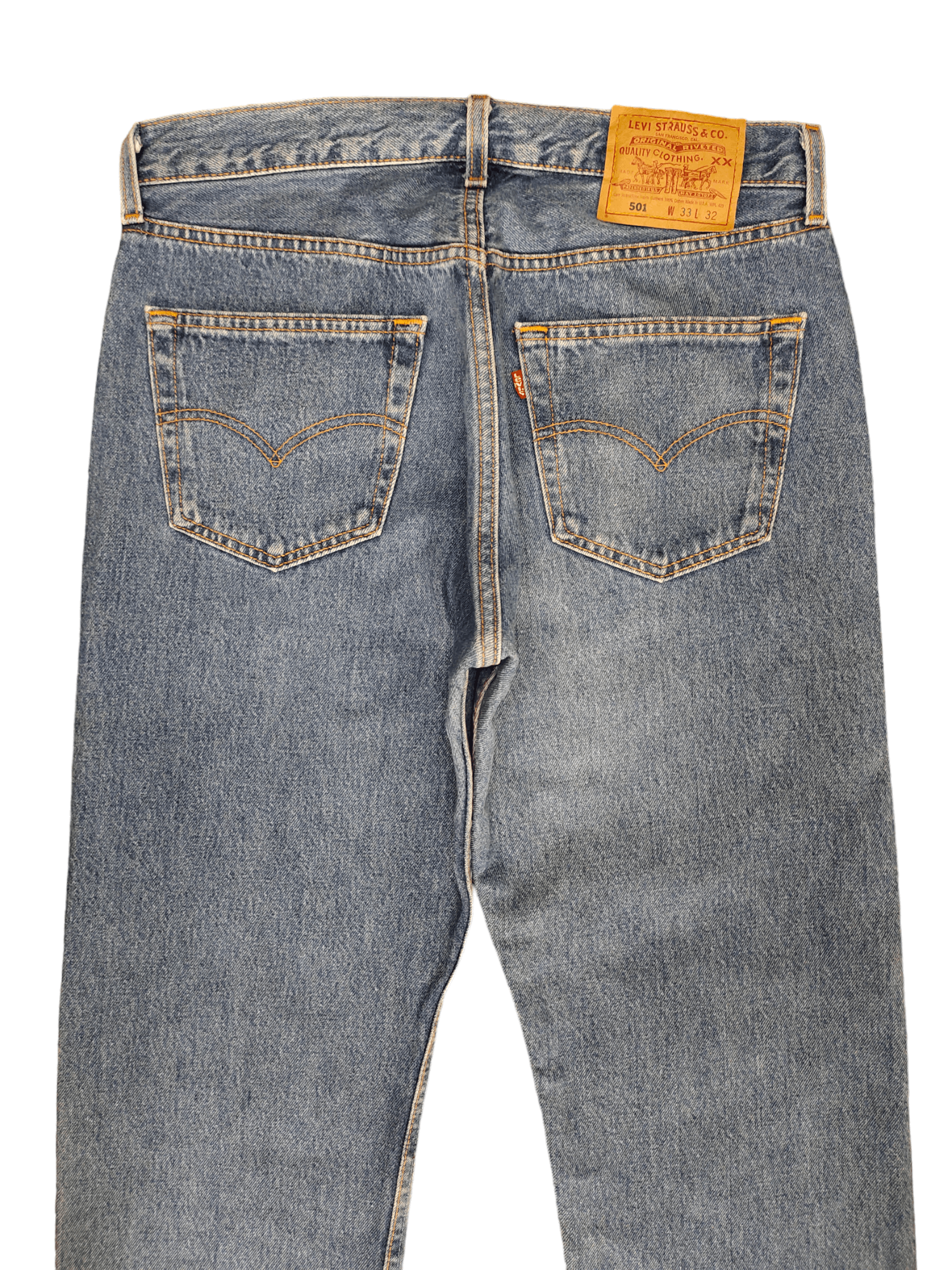 Levi's Vintage Clothing Size 32x30 Vintage 90s Levis 501 Jeans Made In Usa Size US 32 / EU 48 - 11 Thumbnail