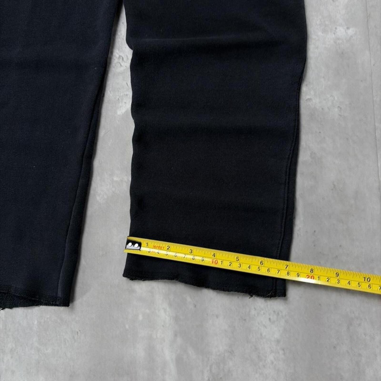 Nike Y2K Black Nike Swoosh Grunge Loose Skater Sweatpants Size US 30 / EU 46 - 8 Thumbnail