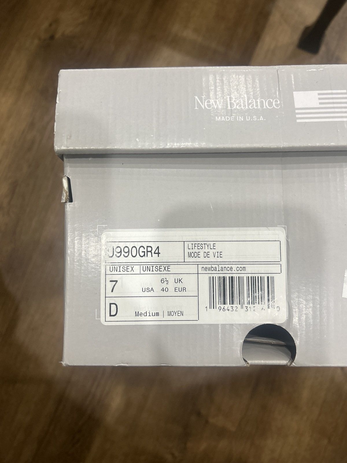 New Balance New Balance 990v4 Grey Size US 7 / EU 40 - 7 Thumbnail