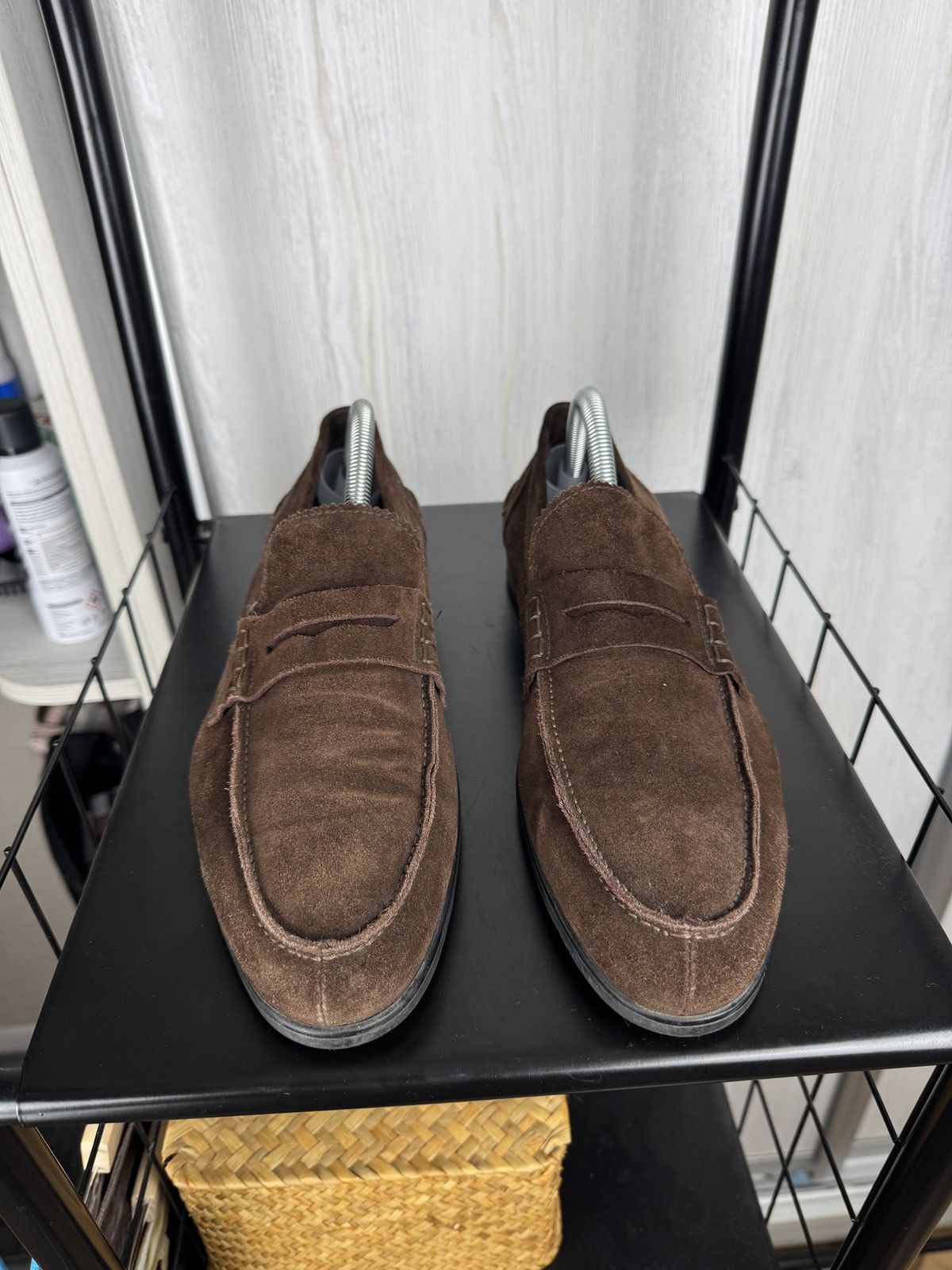 Doucal's Doucal’s brown suede penny loafers made in Italy size 41 Size US 8 / EU 41 - 6 Thumbnail