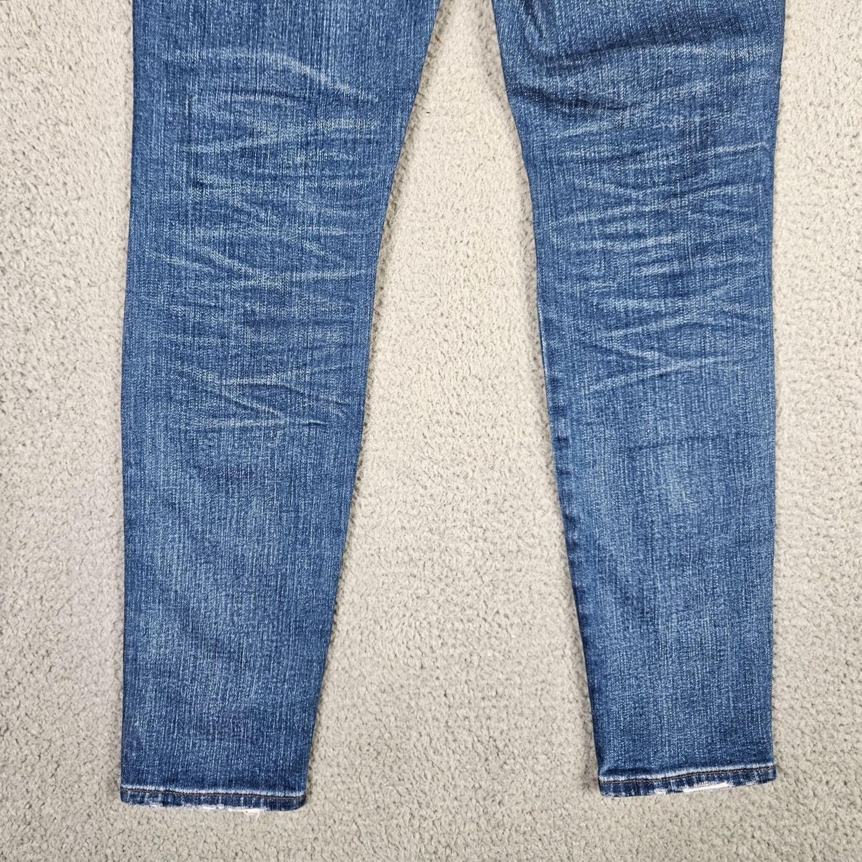Madewell Madewell Jeans Skinny 9" High Riser Blue 27 Women Regular Size XS? Size 27" / US 4 / IT 40 - 5 Thumbnail