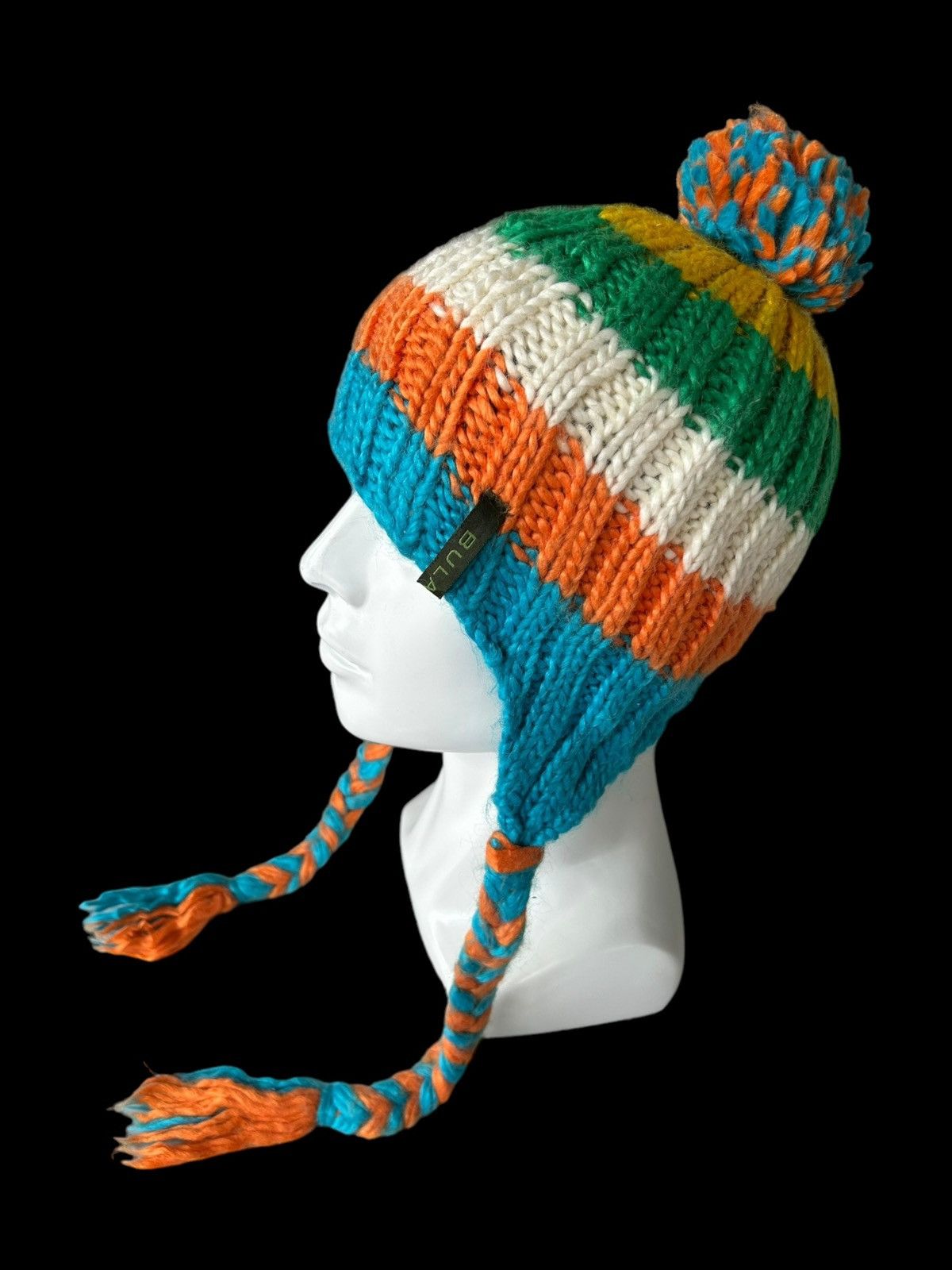 Crochet knitted Multicolor Bula Beanie Hats