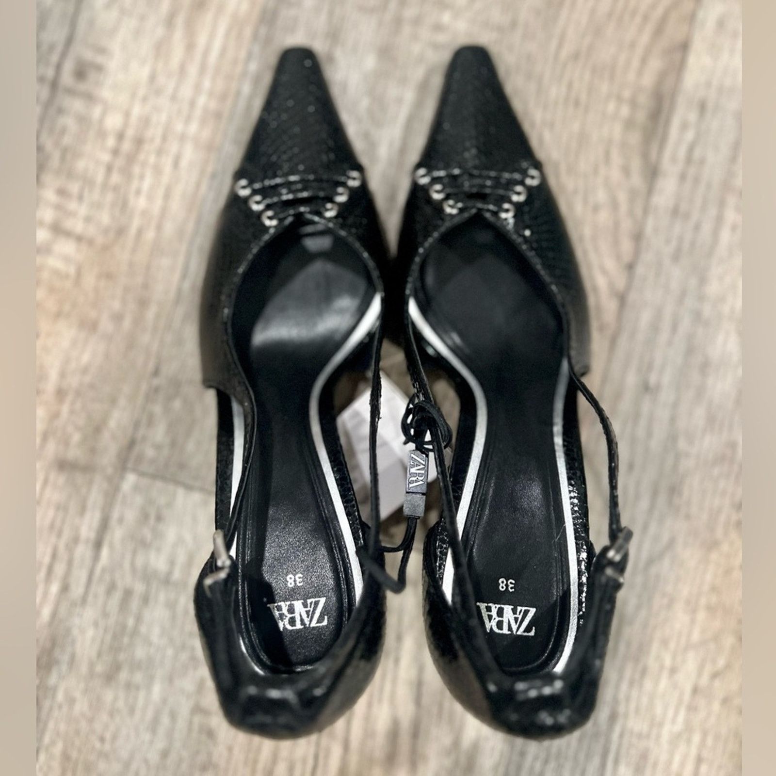 Zara ZARA Pointed Toe Heels NWT Size US 7.5 / IT 37.5 - 9 Thumbnail