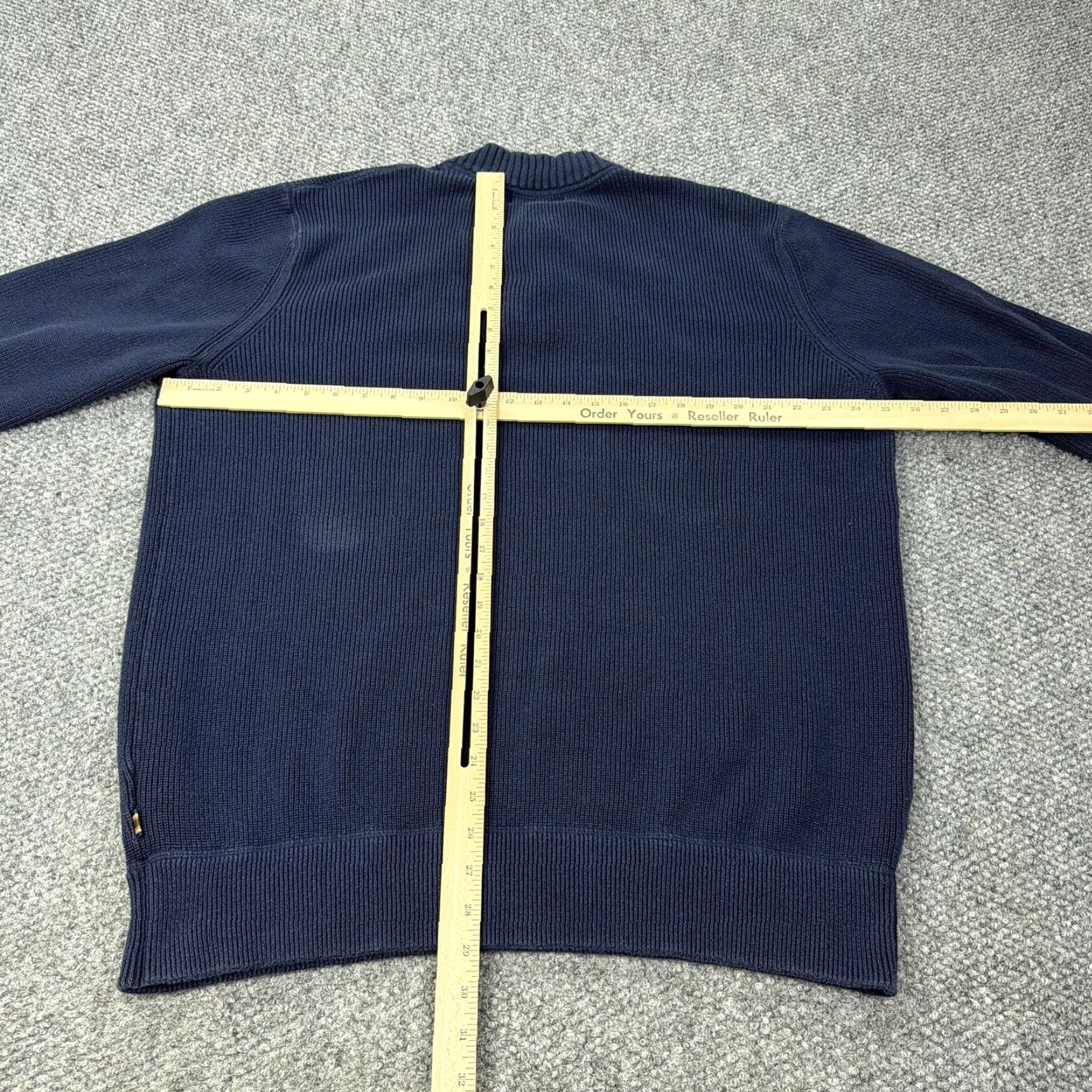 Eddie Bauer Eddie Bauer Sweater Mens XLT Blue Cotton Waffle Knit Thermal Henley Pullover Size US XL / EU 56 / 4 - 4 Thumbnail