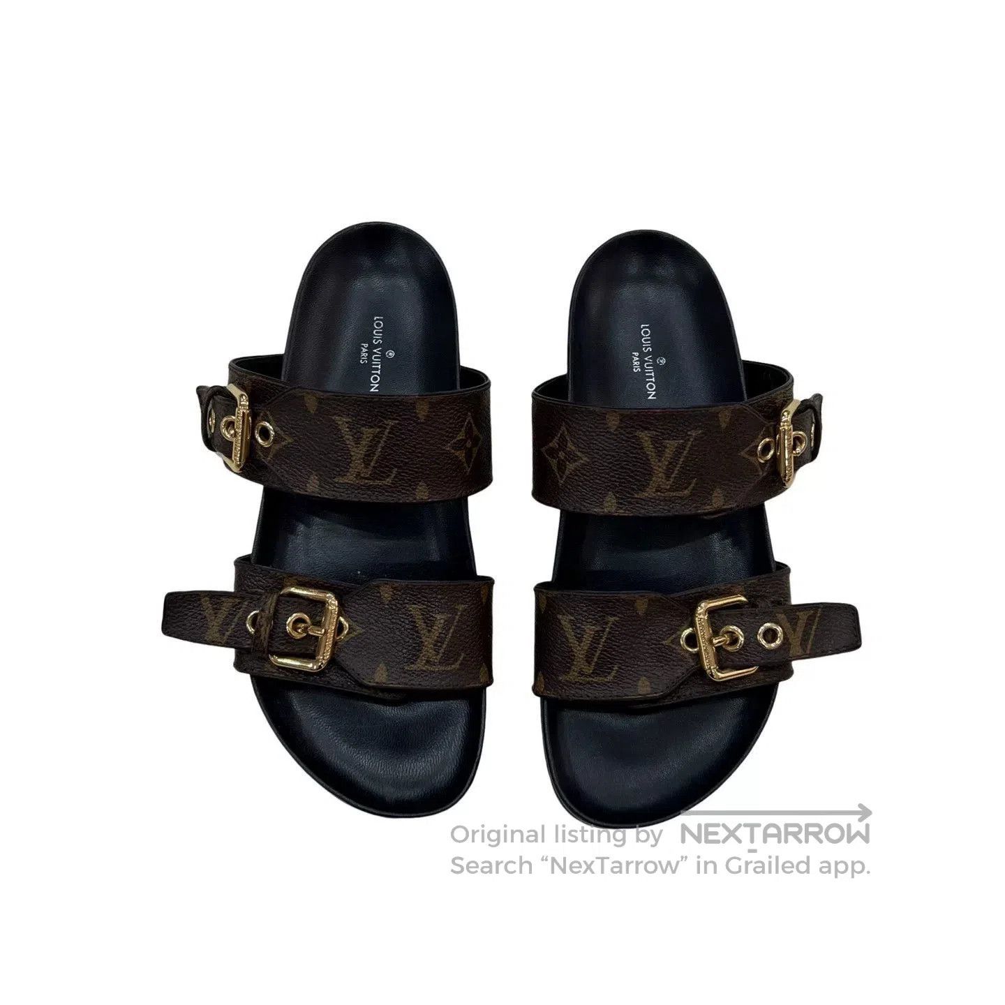 Louis Vuitton Louis Vuitton Monogram Slippers. Size US 4 / IT 34 - 2 Thumbnail