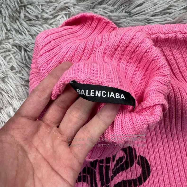 Balenciaga Balenciaga Buckle Knit Sweater Size US XS / EU 42 / 0 - 3 Thumbnail