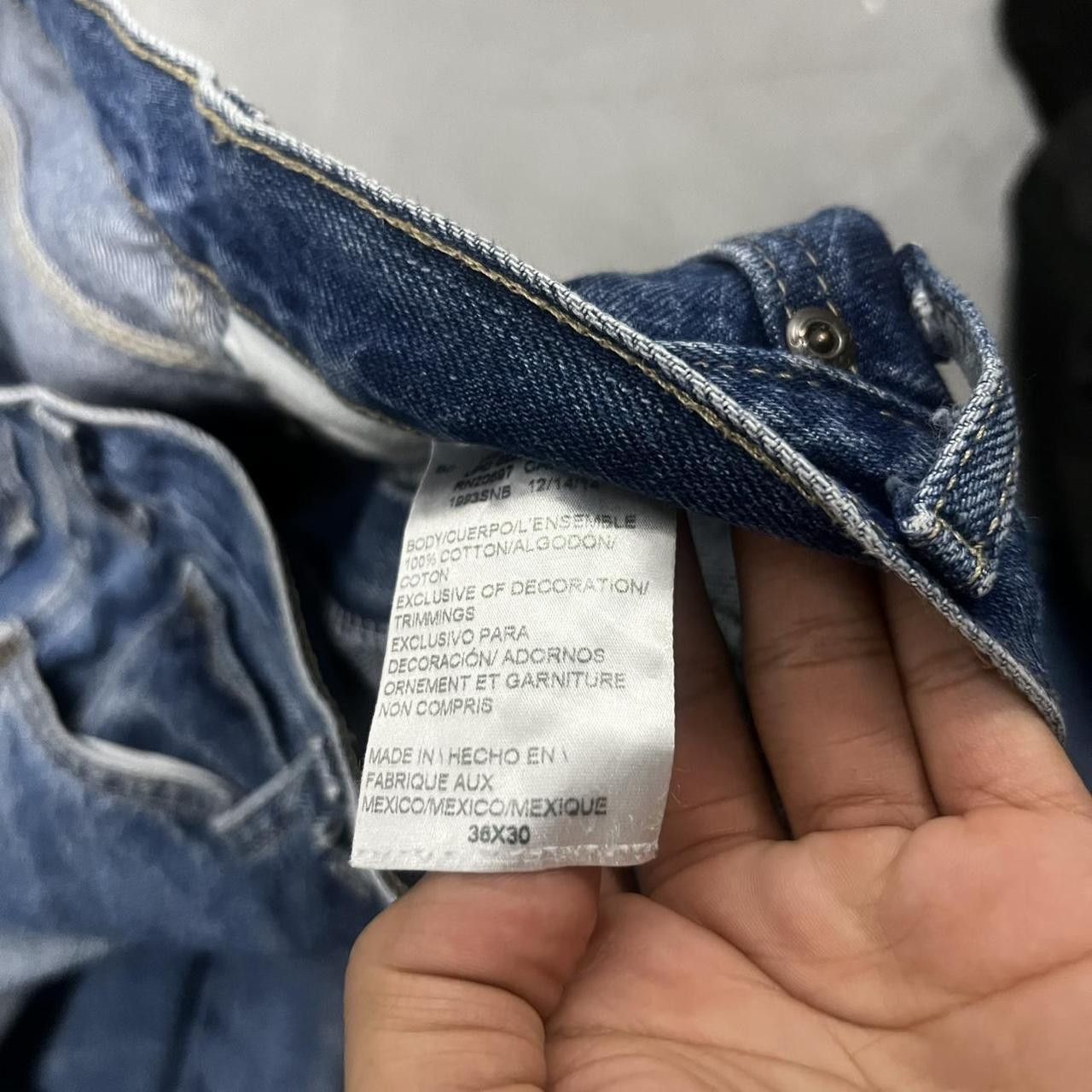 Dickies × Vintage Vintage Y2K Baggy Dickies Carpenter Medium Wash Denim Jeans! Size US 36 / EU 52 - 7 Thumbnail
