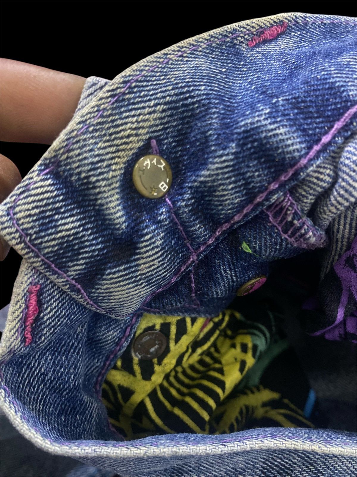 Evisu Vintage Multicolur Evisu Denim Made In Japan Size US 28 / EU 44 - 10 Thumbnail