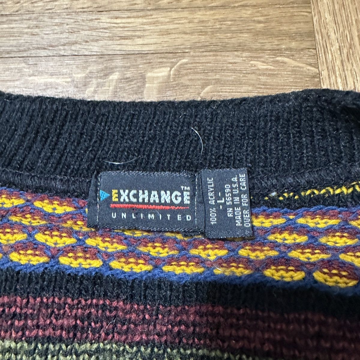 Vintage Vintage Exchange Unlimited cardigan sweater Size US L / EU 52-54 / 3 - 4 Thumbnail