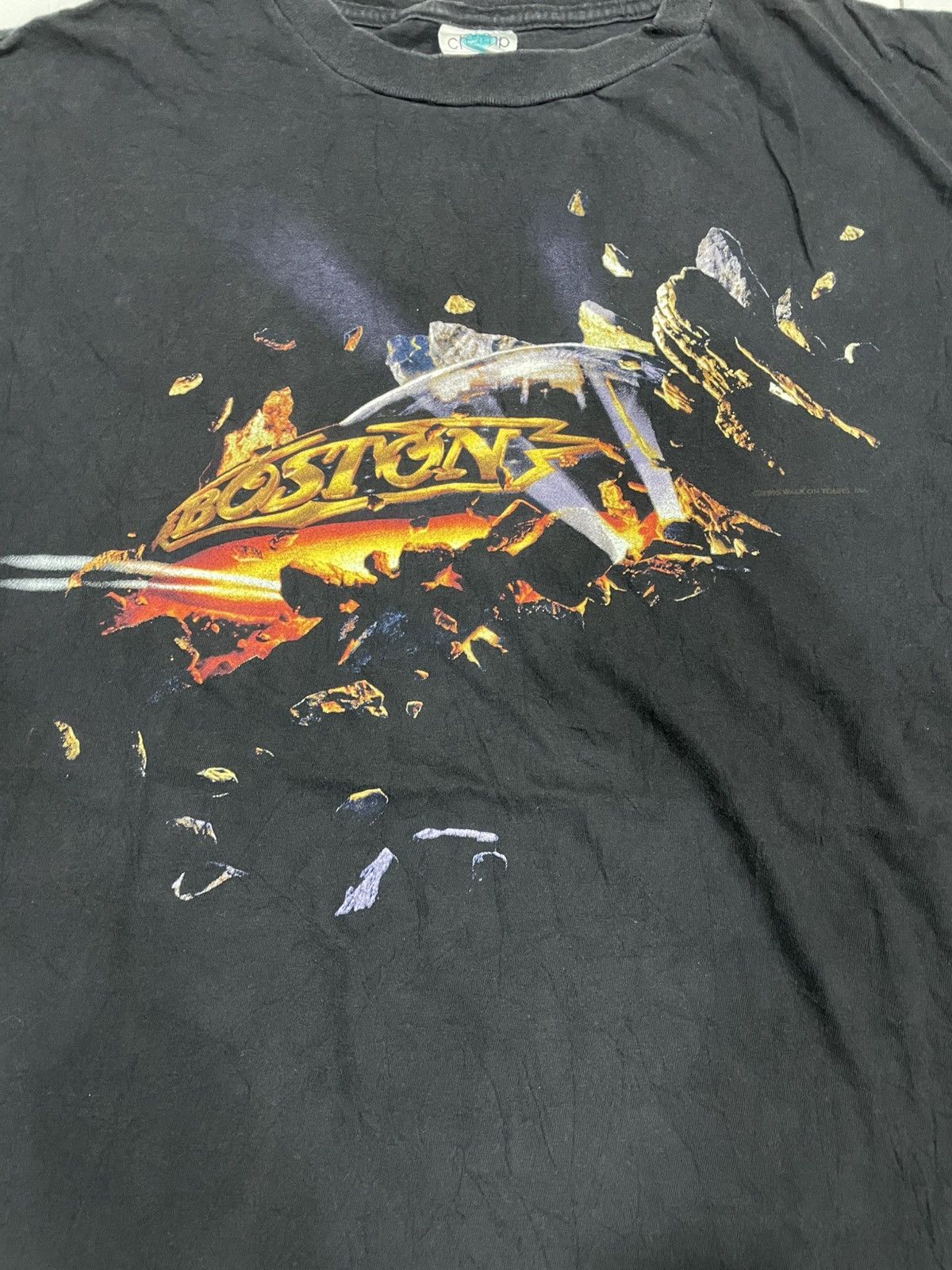 Band Tees Vintage Boston Band 1995 Livin for you promo Tour Epic label Size US XL / EU 56 / 4 - 6 Thumbnail