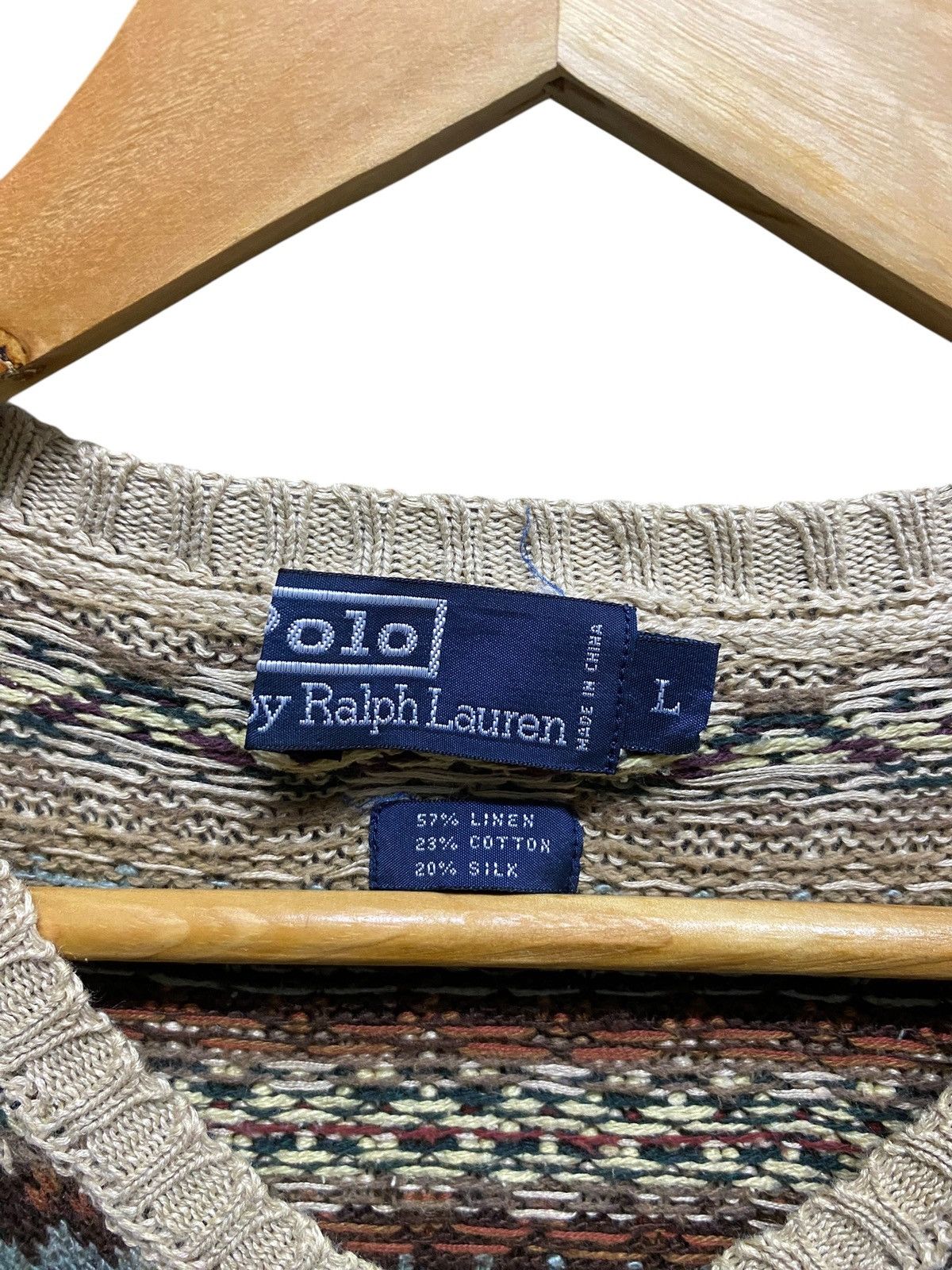 Polo Ralph Lauren Vintage Brand Polo Ralph Lauren knitwear Vest 1990s Size US L / EU 52-54 / 3 - 6 Thumbnail