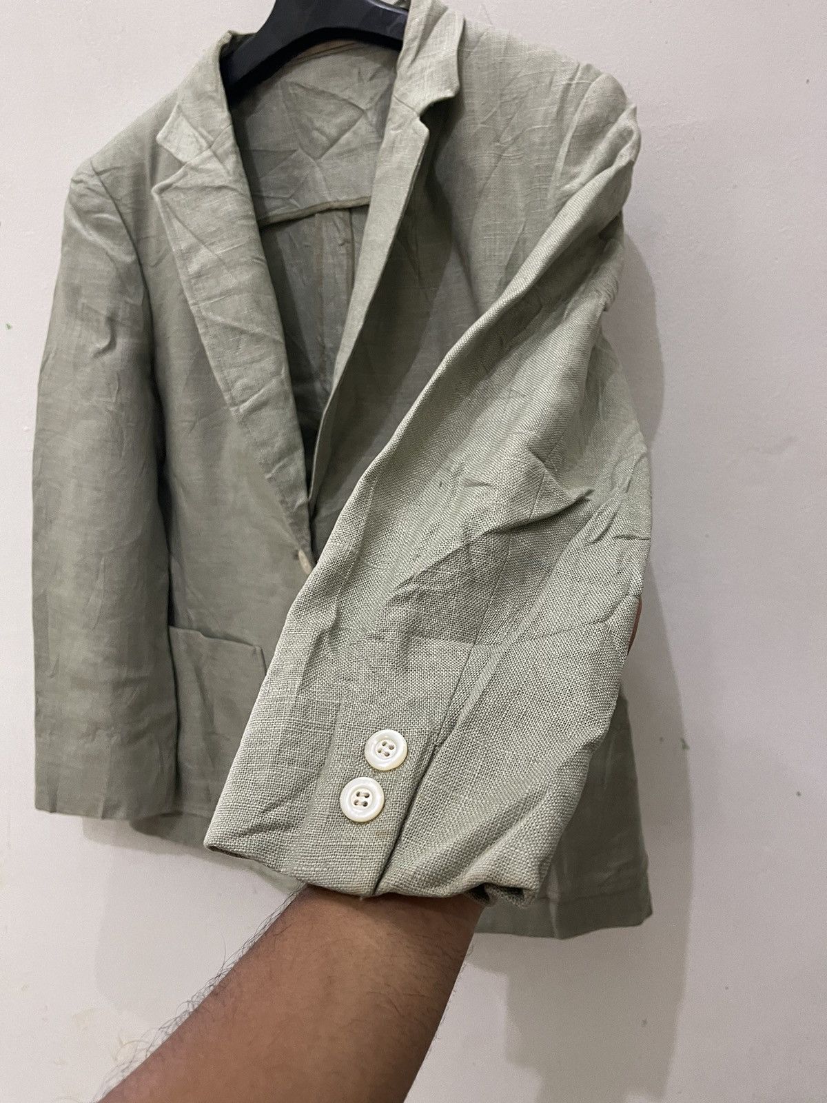 Burberry × Designer × Japanese Brand Burberry Plain Blazers Size M / US 6-8 / IT 42-44 - 4 Thumbnail