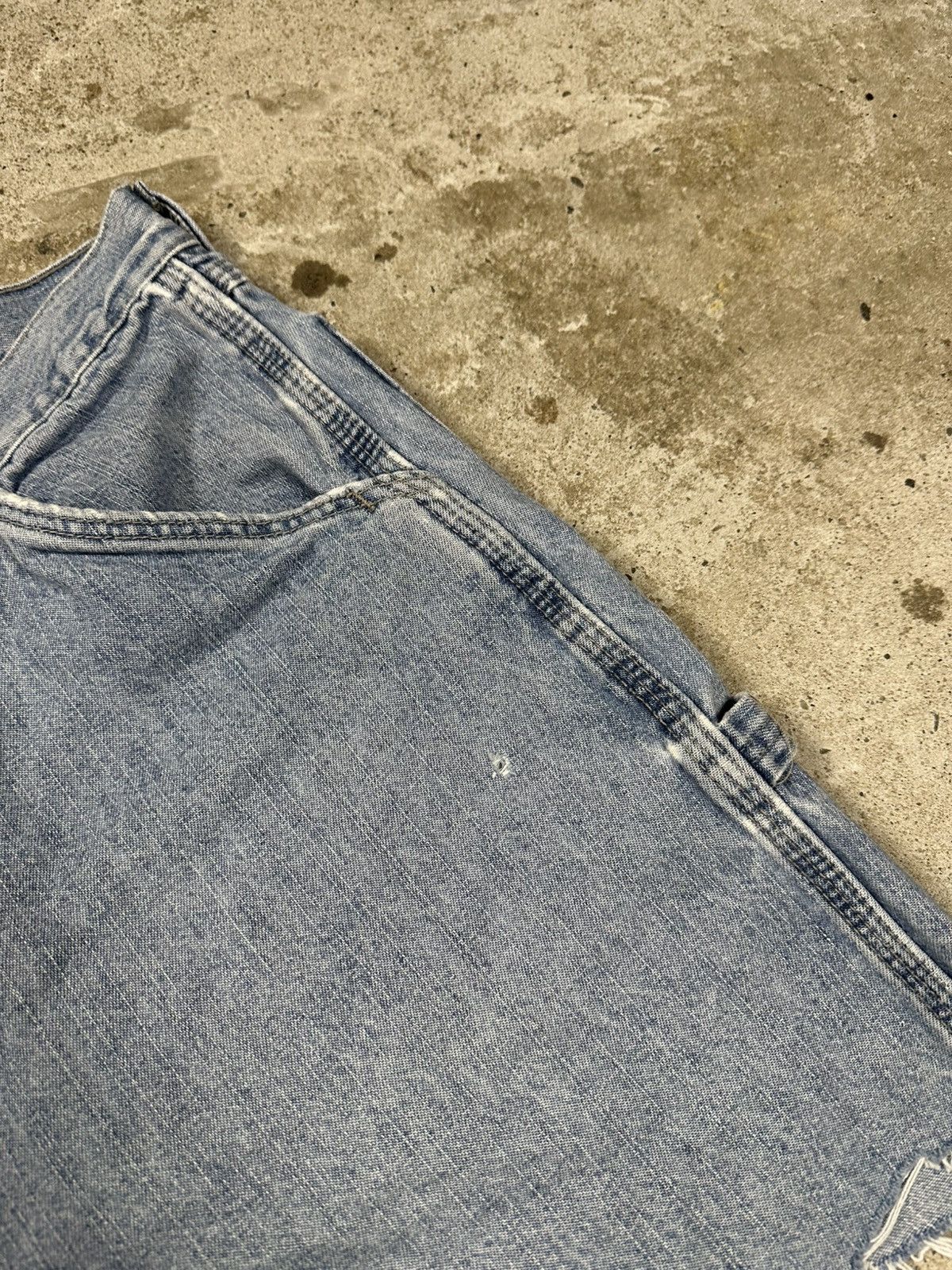 Wrangler Vintage 90s Wrangler Carpenter Distressed Denim Jeans Jorts Size US 36 / EU 52 - 8 Thumbnail
