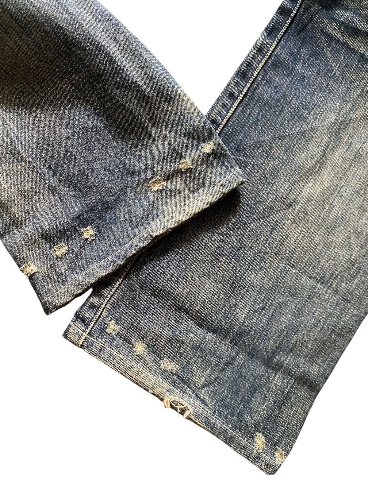 Levi's Levi's 501 Original Distressed Denim Jeans - Japan Release Size US 30 / EU 46 - 6 Thumbnail