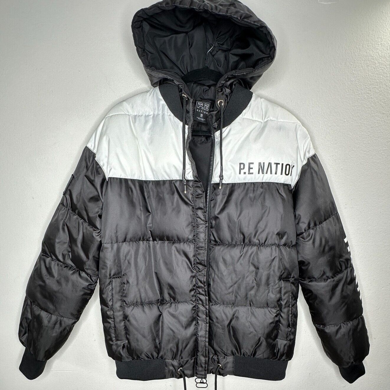 P.E Nation PE Nation Lead Right Logo Print 004 Zip Puffer Jacket XS Size XS / US 0-2 / IT 36-38 - 1 Thumbnail