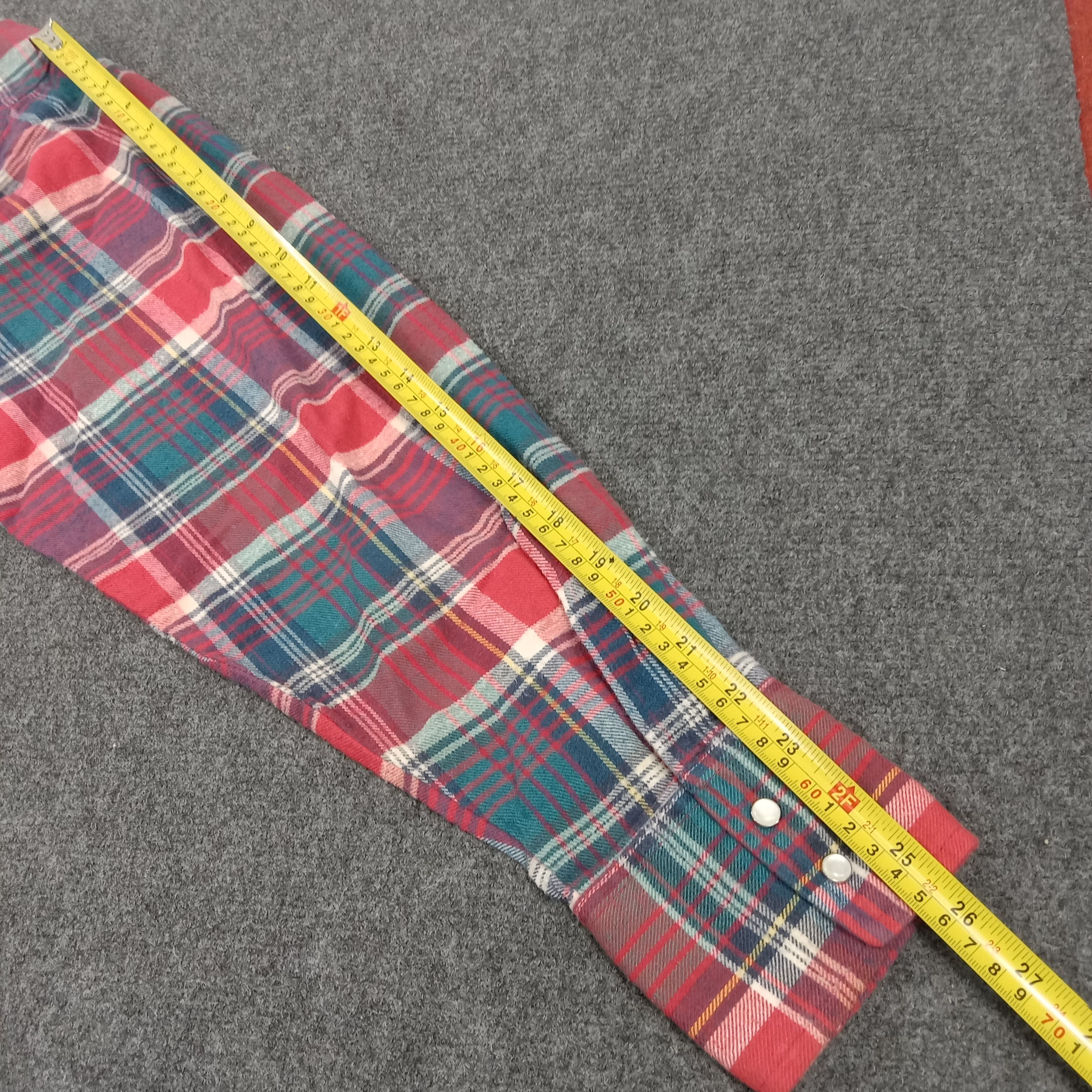 Vintage × Wrangler Wrangler American Style Flannel Shirt Button Up Size US XXL / EU 58 / 5 - 6 Thumbnail