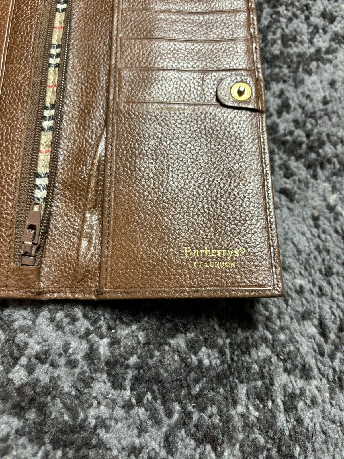 Burberry × Vintage Vintage Burberry long letter wallet Size ONE SIZE - 5 Thumbnail
