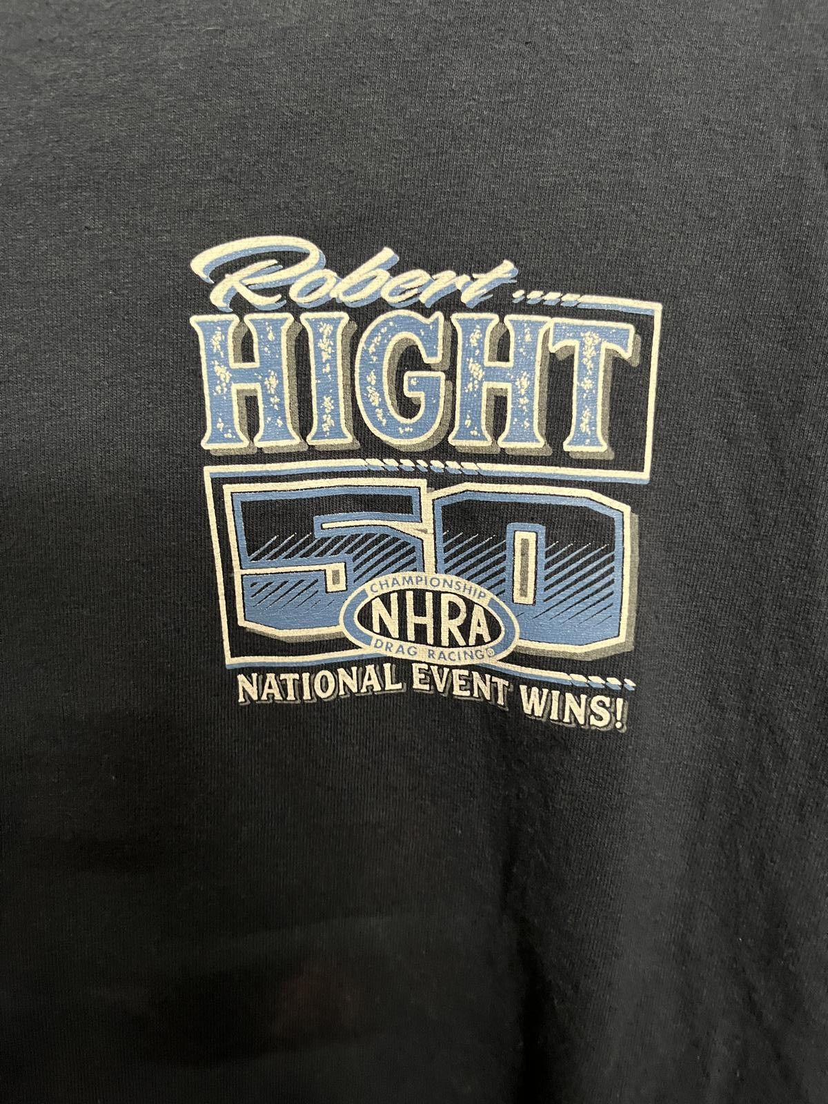 Designer Robert Hight T-shirt NHRA Drag Racing Nitro Funny Car Size US XXL / EU 58 / 5 - 3 Thumbnail