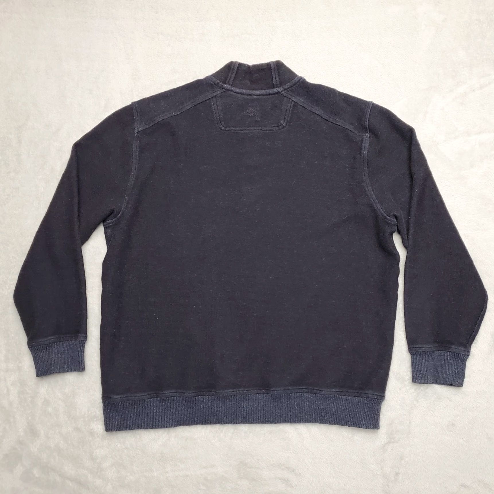 Tommy Bahama VINTAGE Tommy Bahama Sweater Men L Blue 100% Cotton Long Sleeve Henley Pullover Size US L / EU 52-54 / 3 - 6 Thumbnail