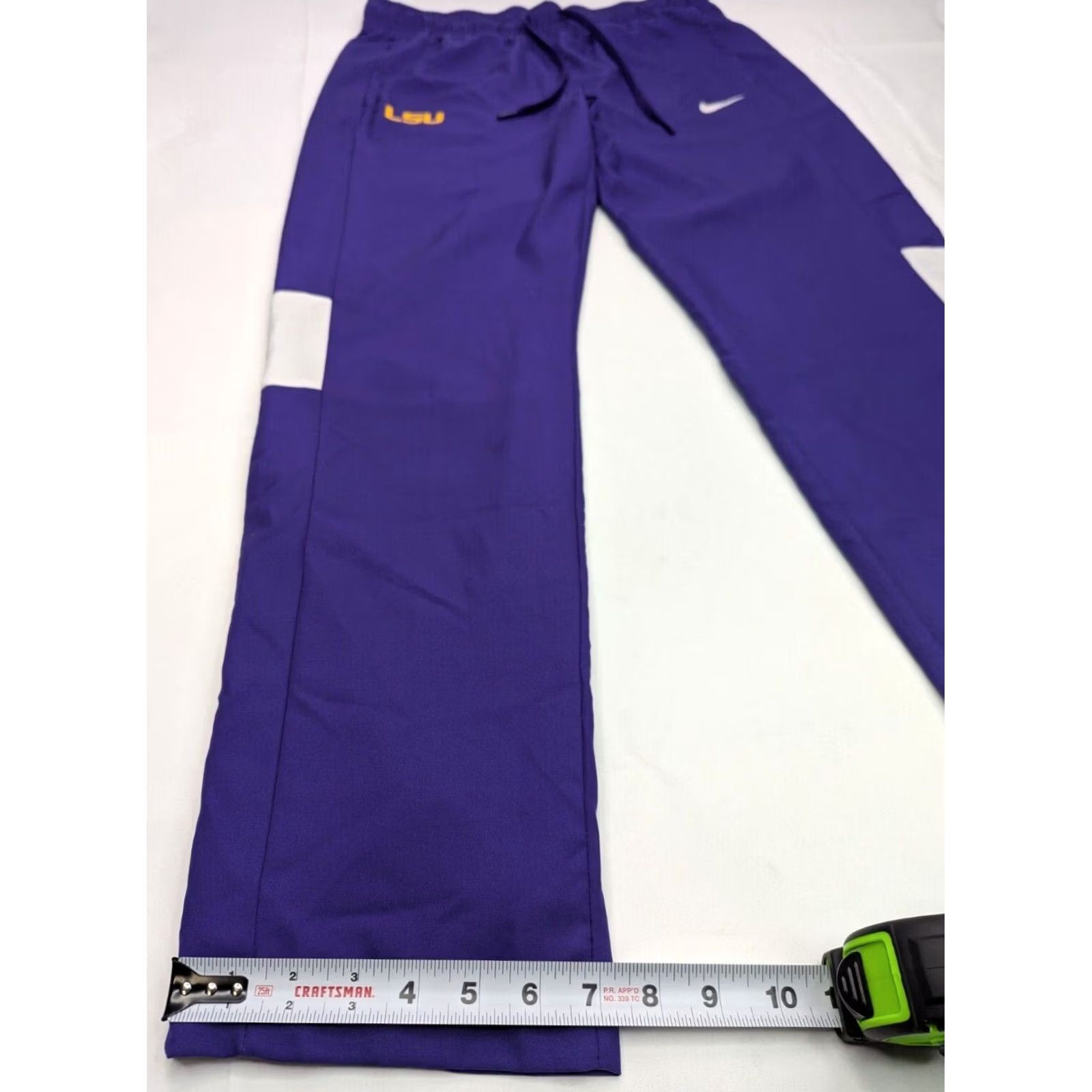 Nike Nike LSU Tigers Dri-FIT Warm Up Pants, Men M, Purple Gold, Straight Leg, Track Pants Size US 31 - 4 Thumbnail