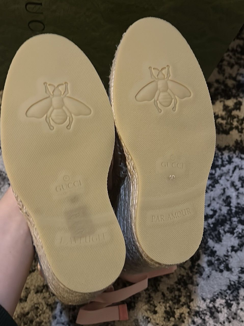 Gucci Gucci Espadrille with Ribbon Tie Size US 10 / IT 40 - 4 Thumbnail