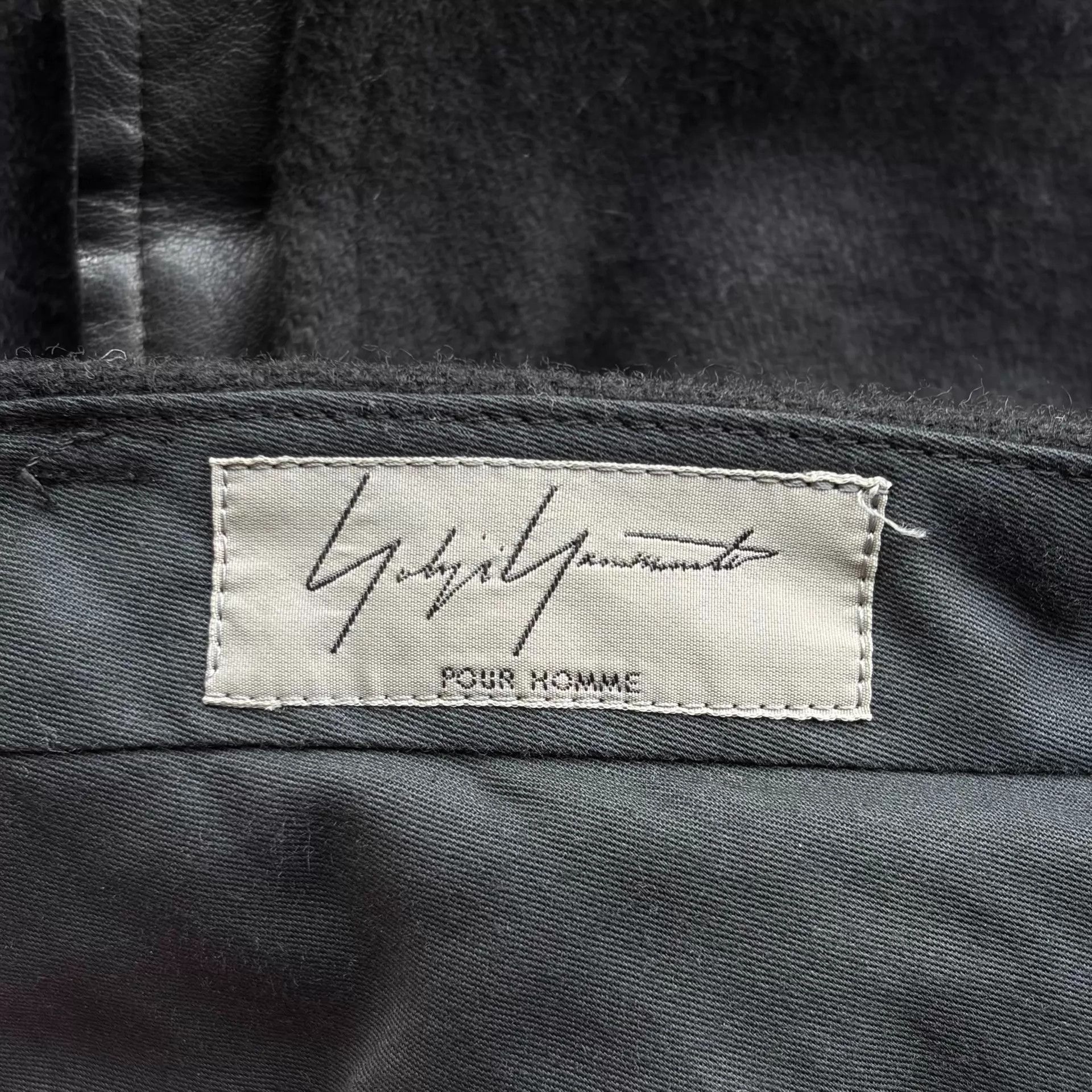 Yohji Yamamoto Yohji Yamamoto 14AW PH 2-ply Leather Cropped Pants Size US 32 / EU 48 - 7 Thumbnail
