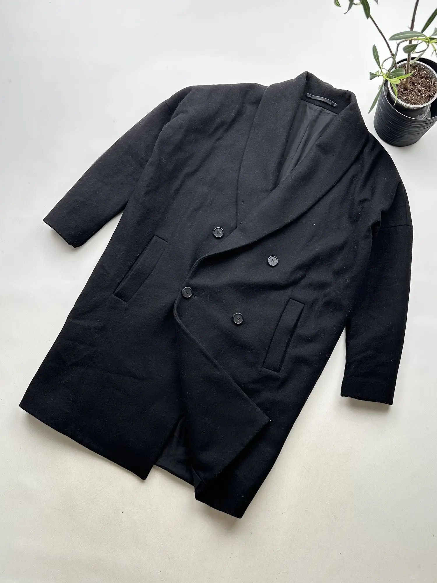 Allsaints Allsaints Heavy Wool Coat (449) Size S / US 4 / IT 40 - 1 Thumbnail