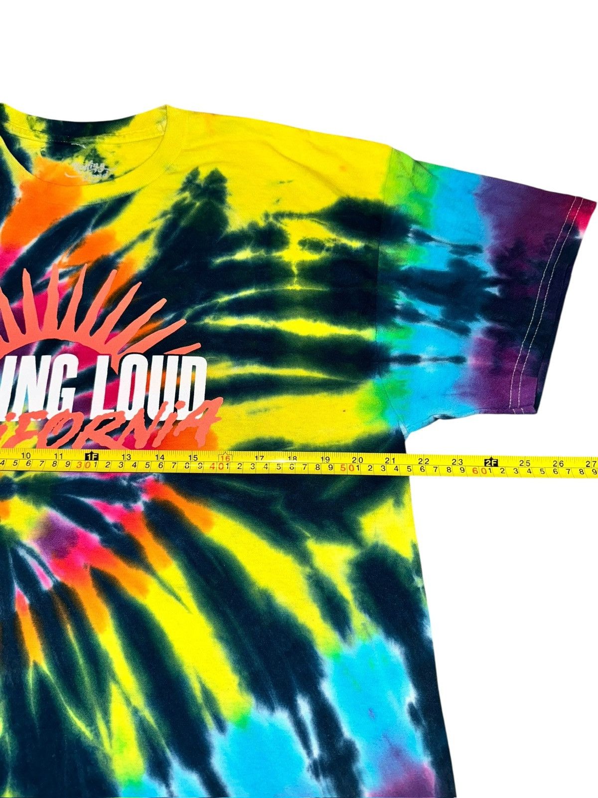 Band Tees rolling loud 2021 tie-dye california concert tee Size US L / EU 52-54 / 3 - 6 Thumbnail