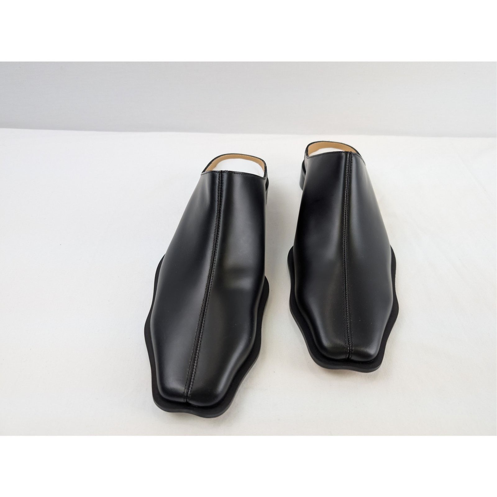 Maison Margiela o1rshd1 MM6 Maison Margiela Leather Mules Sandals Slippers Size US 11 / EU 44 - 7 Thumbnail