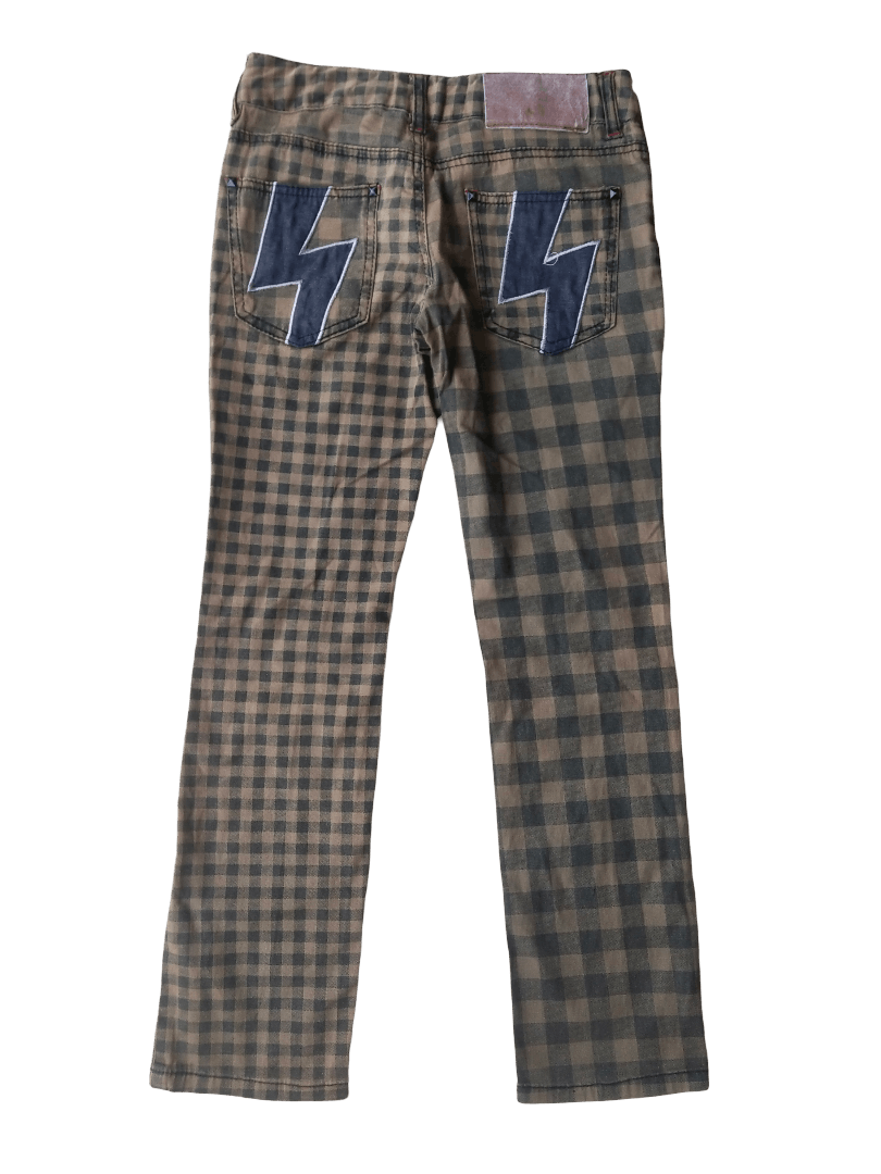 Hysteric Glamour MC Sister 2000s Gingham Plaid Pants Harajuku Punk Style Size 27" / US 4 / IT 40 - 5 Thumbnail