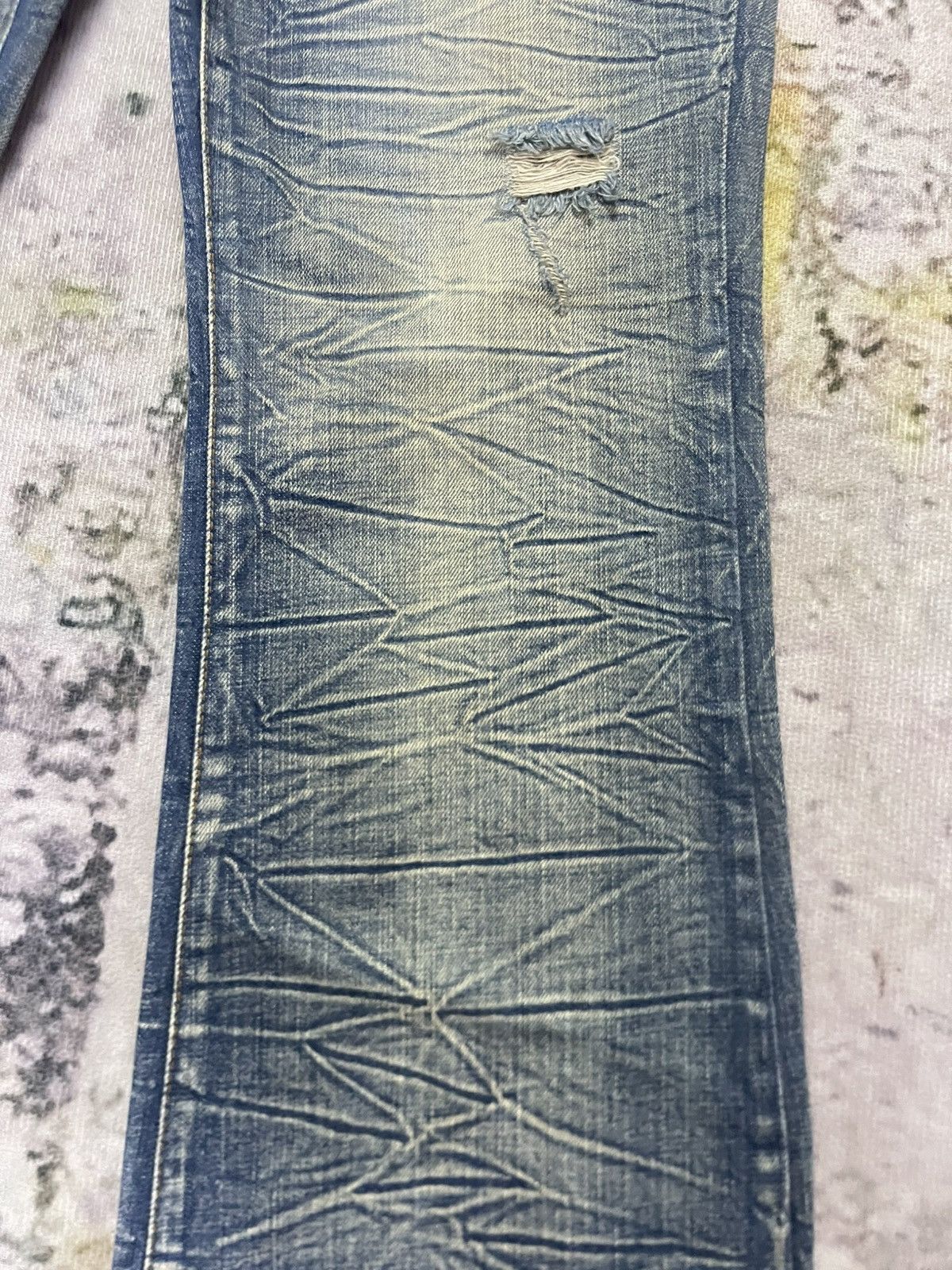 Other Flare Japanese Jeans Lightning Wash Real Vintage Size US 34 / EU 50 - 4 Thumbnail