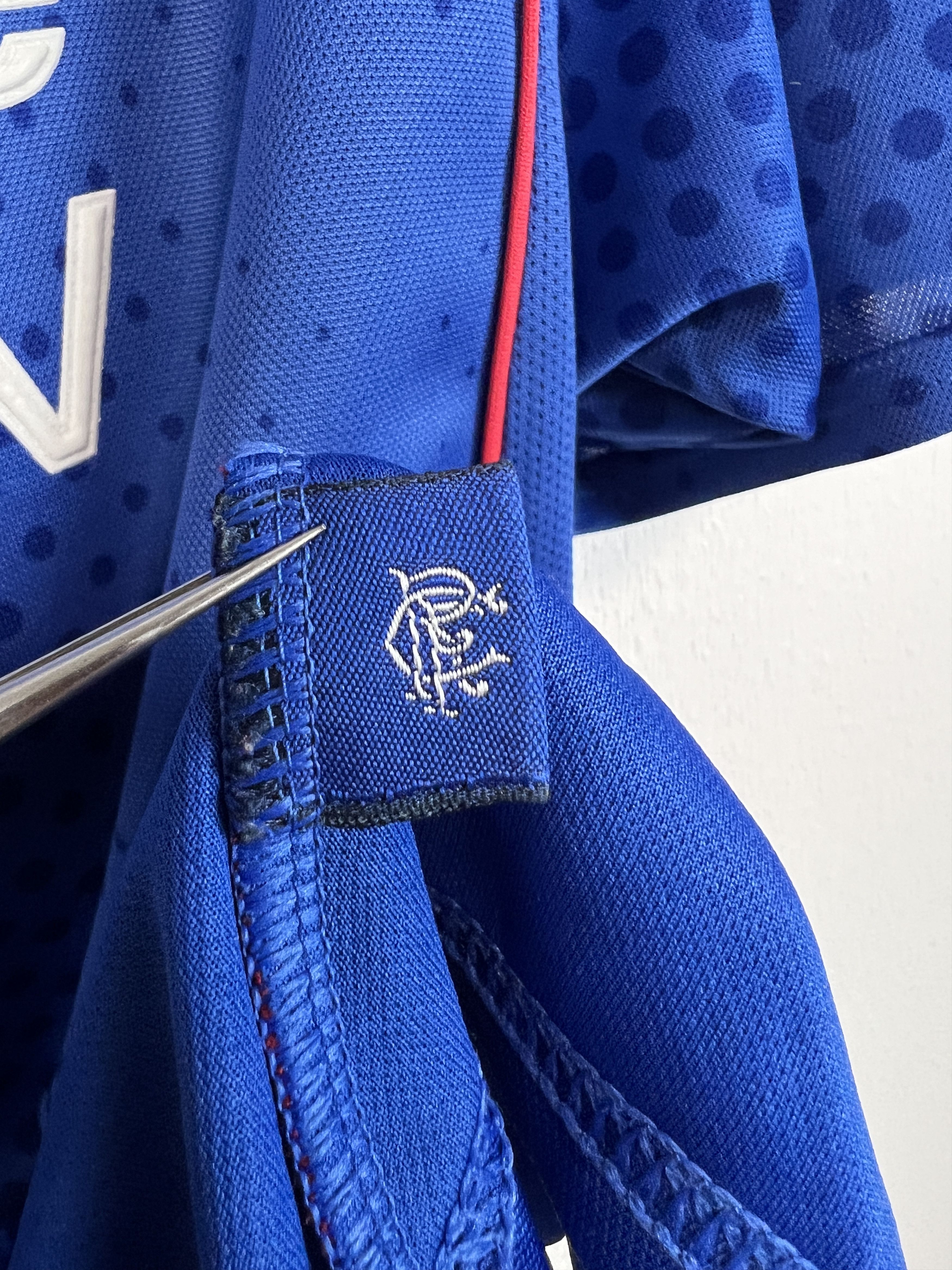 Diadora Rangers Home football shirt 2002 Soccer Jersey Trikot Size US S / EU 44-46 / 1 - 7 Thumbnail