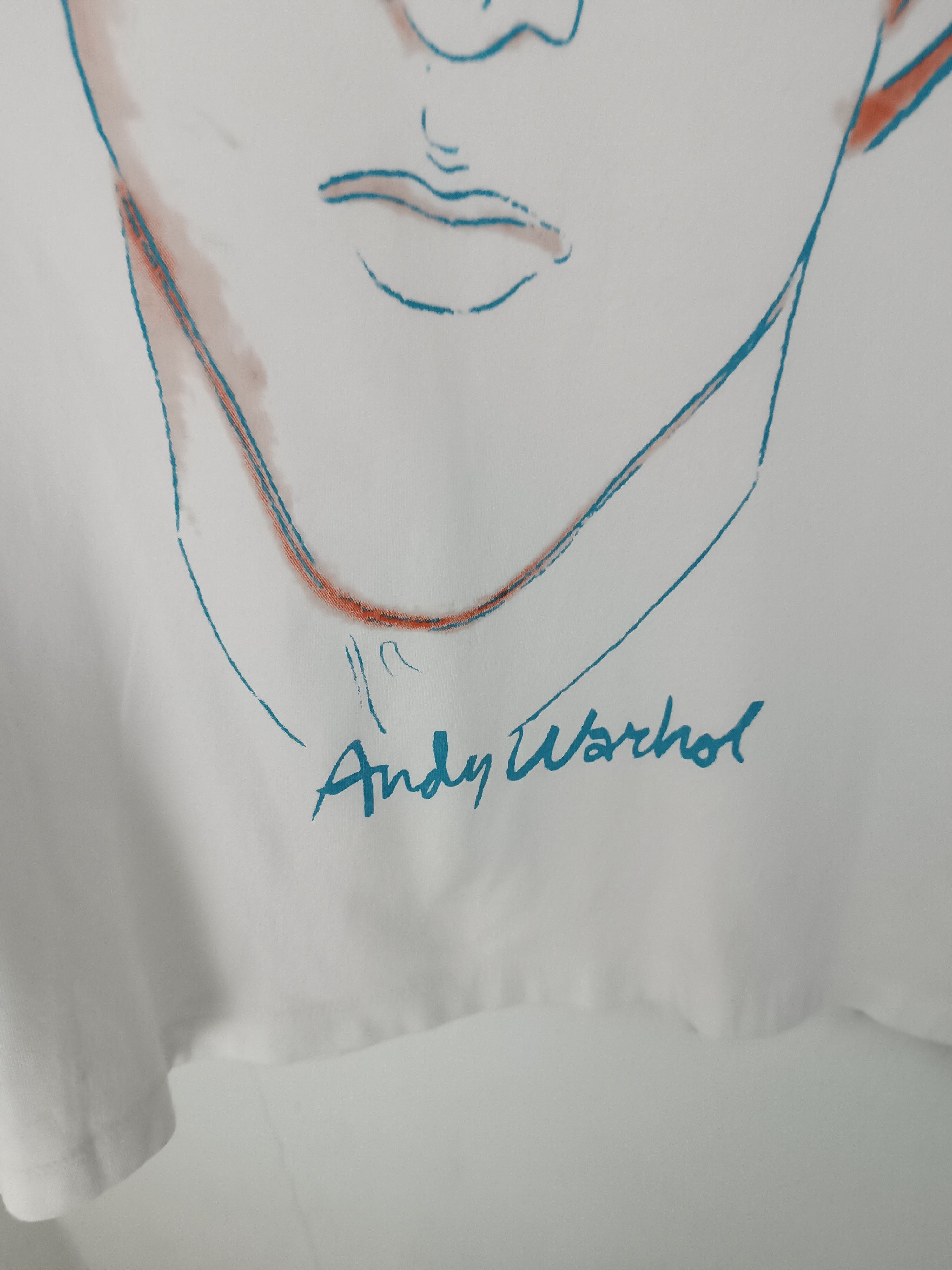 Andy Warhol VINTAGE KEITH HARING X ANDY WARHOL ART TEE BASQUIAT GOGH Size US M / EU 48-50 / 2 - 11 Thumbnail