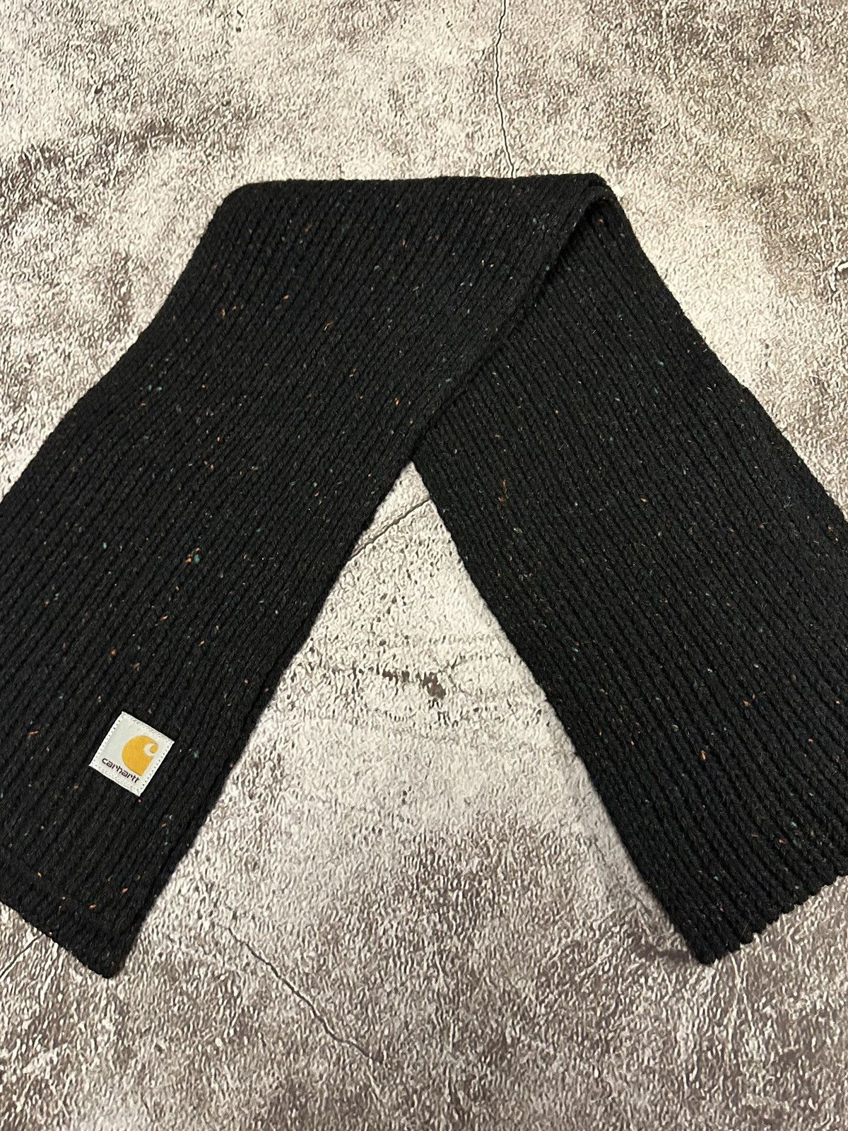 Carhartt Vintage Carhartt scarf wool WIP black Size ONE SIZE - 4 Thumbnail
