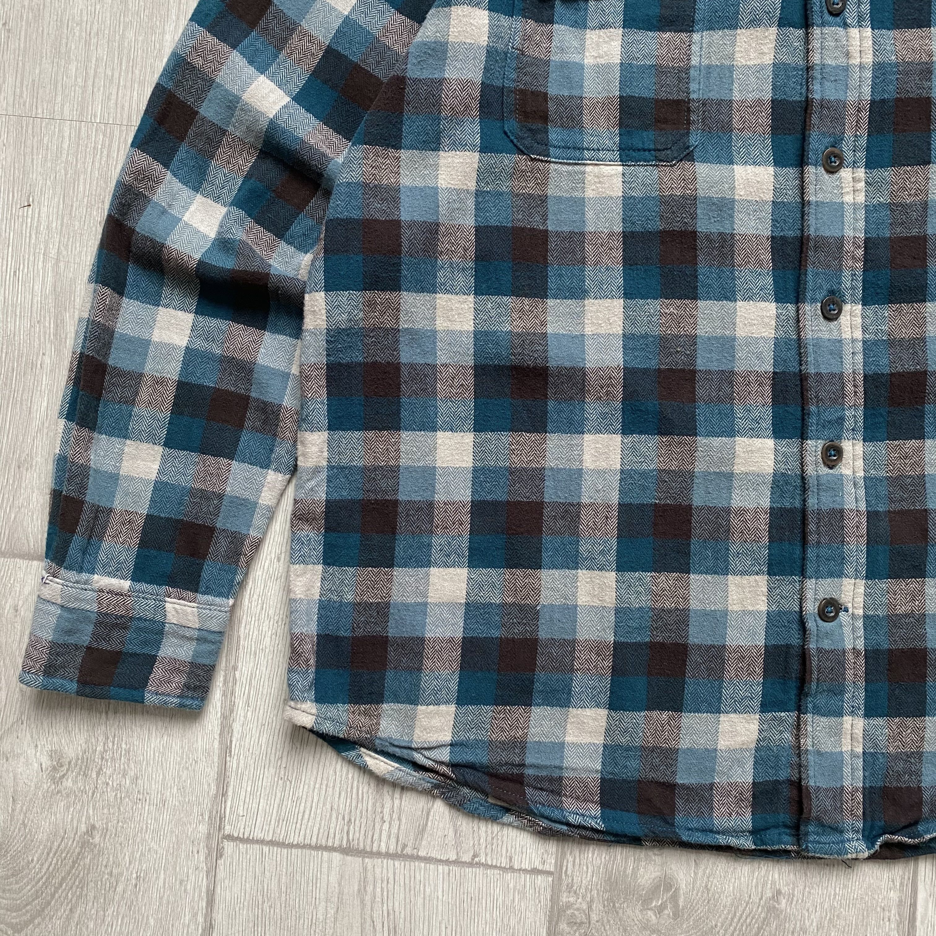 Woolrich Woolen Mills 90s Vintage Woolrich Flannel Plaid Shirt Travis Scott style Size US L / EU 52-54 / 3 - 5 Thumbnail