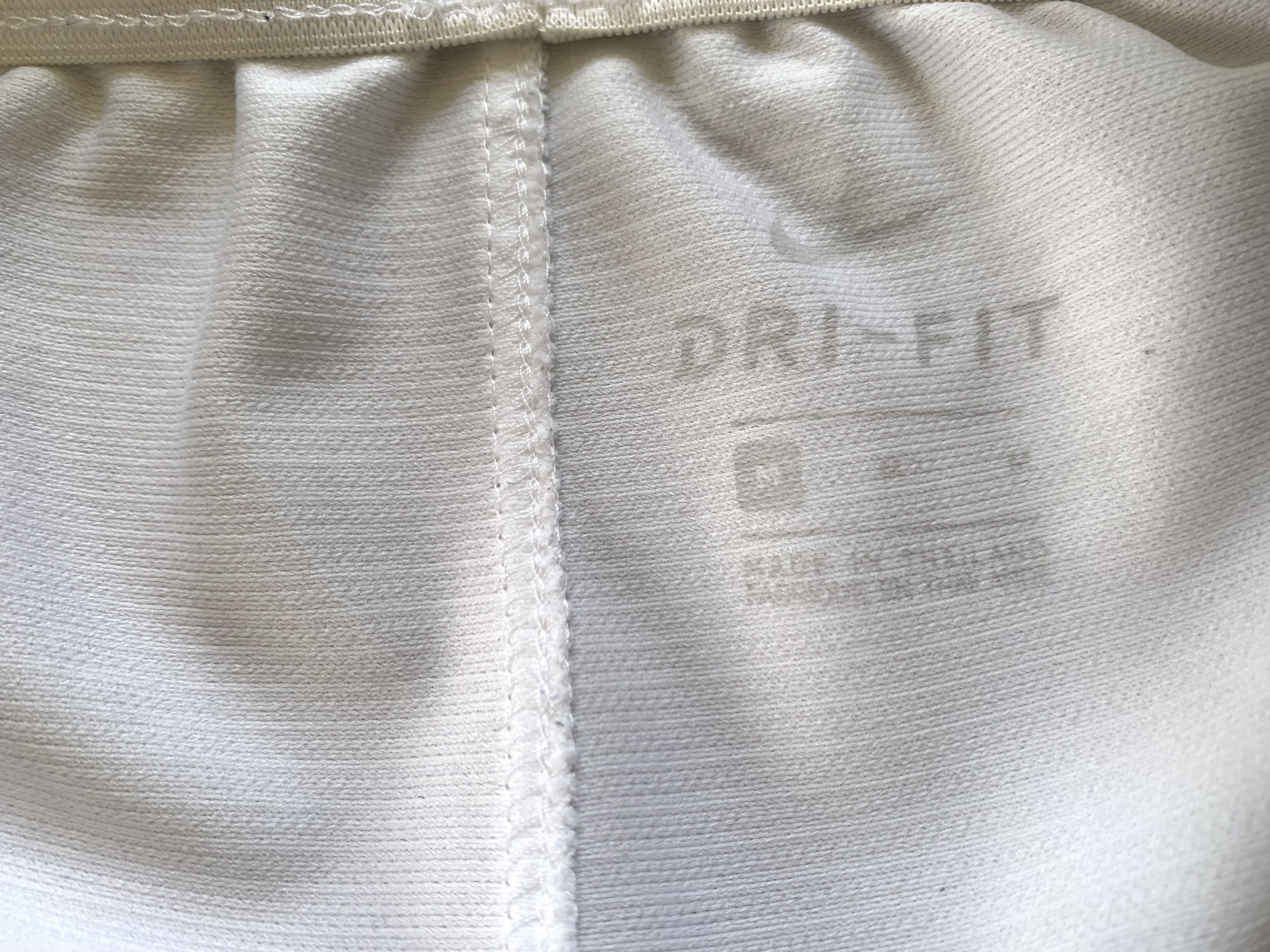 Nike Nike HBR Large Swoosh Logo Basketball Training White Shorts Size US 32 / EU 48 - 7 Thumbnail