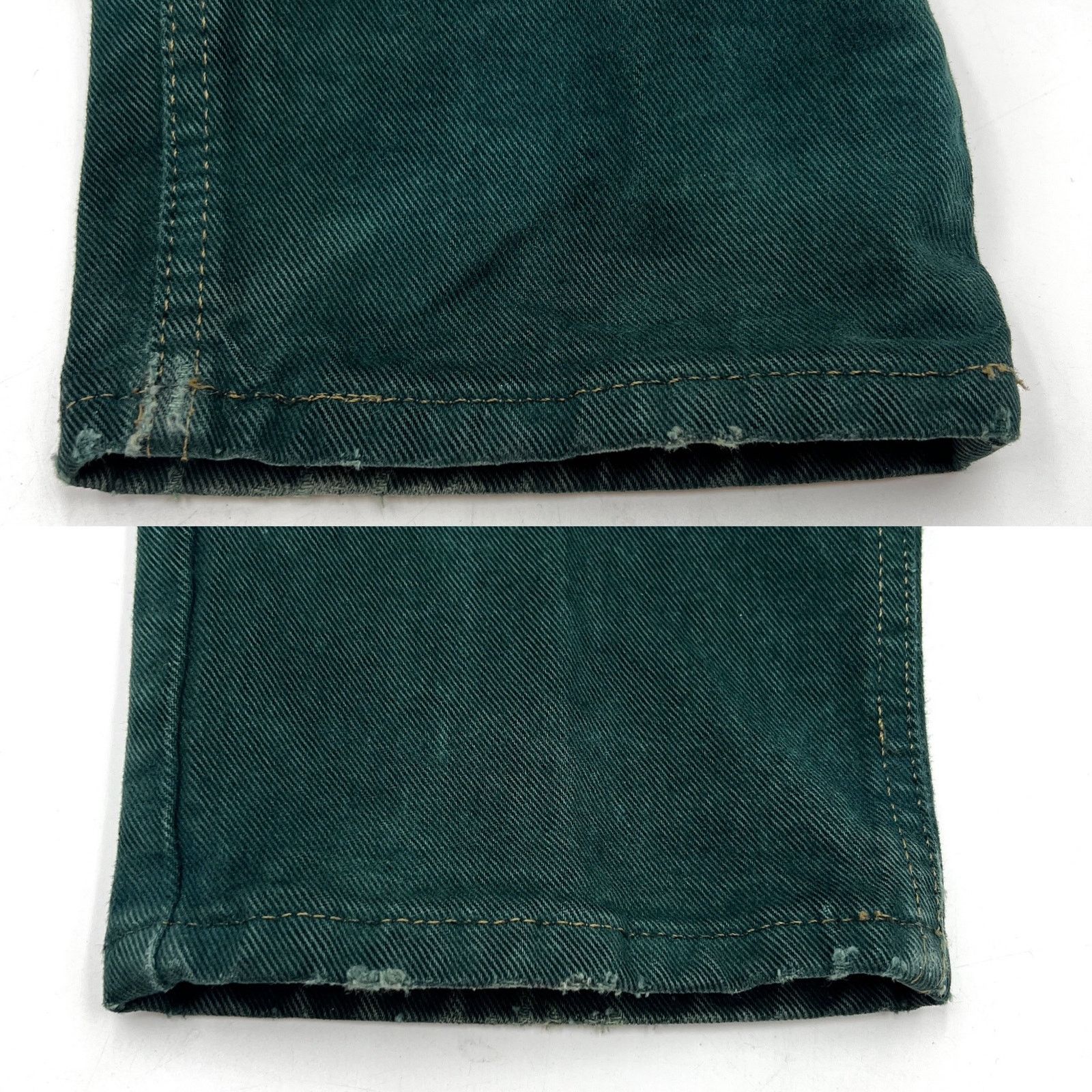 Gap × Vintage Vintage 90s GAP Green Denim Mom Jeans Size 30" / US 8 / IT 44 - 9 Thumbnail